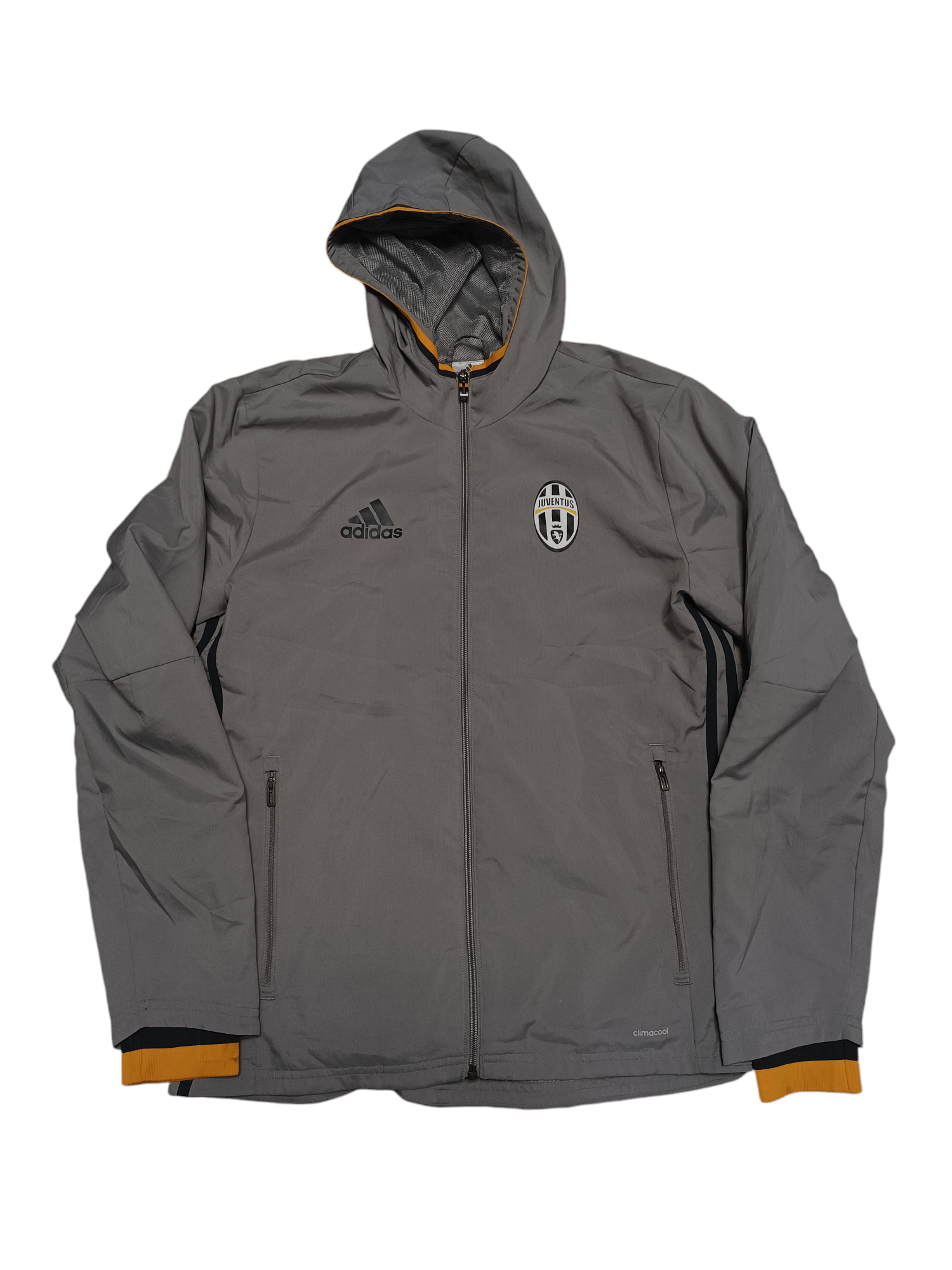 Adidas ADIDAS JUVENTUS 2016 NYLON TRACKING JACKET DRILL SOCCER Size US S / EU 44-46 / 1 - 1 Thumbnail