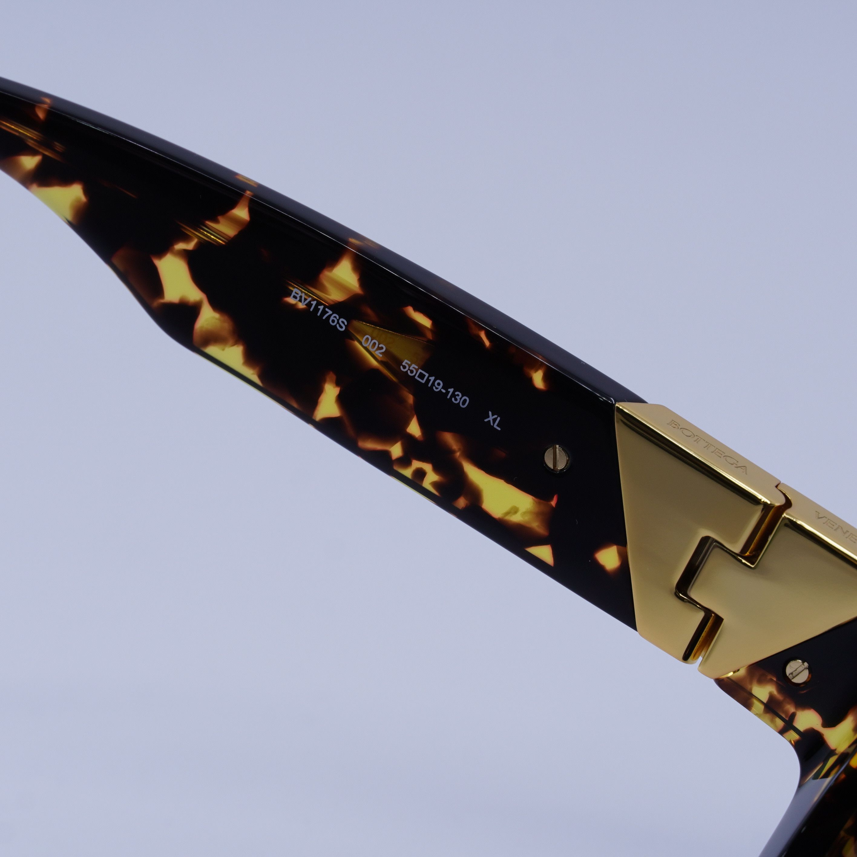 Bottega Veneta Bottega Veneta BV1176S 002 Sunglasses Havana Cat Eye Frame Size ONE SIZE - 9 Thumbnail
