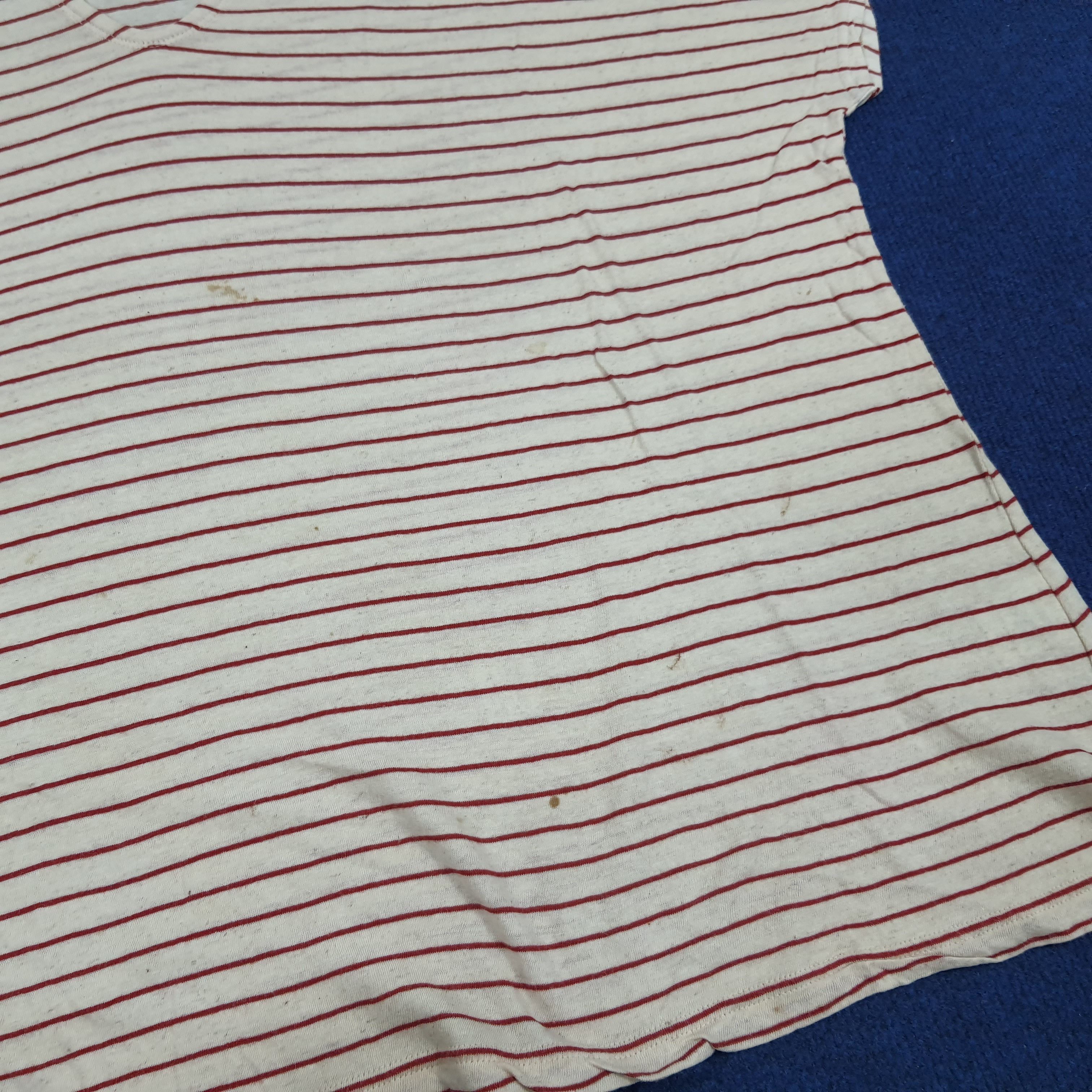 Issey Miyake × Japanese Brand × Vintage Vintage Plantation by Issey Miyake Striped Tshirt Size M / US 6-8 / IT 42-44 - 2 Thumbnail