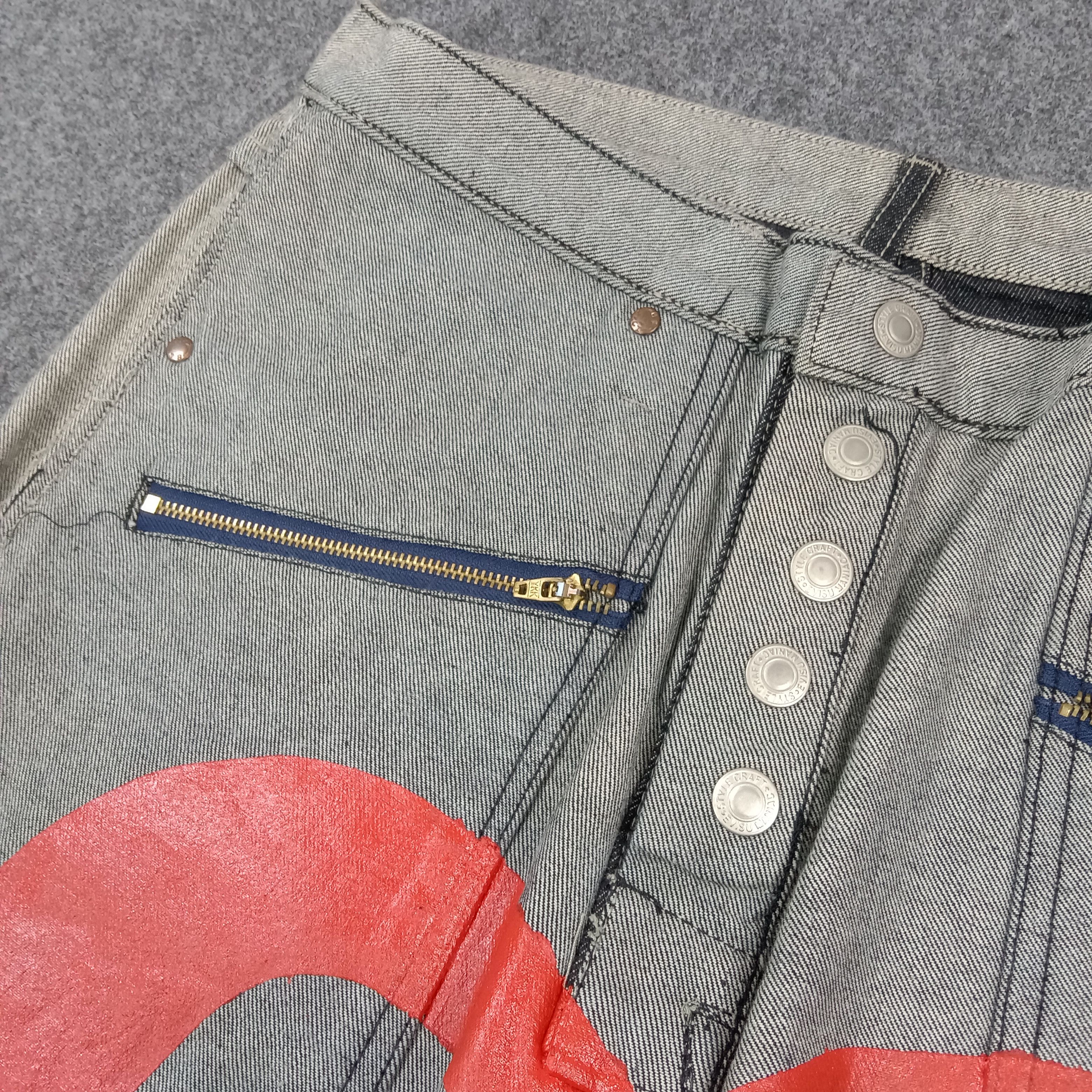 Evisu Evisu Paris Selvedge Reversible Daicock Denim Jeans C280N11 Size US 35 - 11 Thumbnail