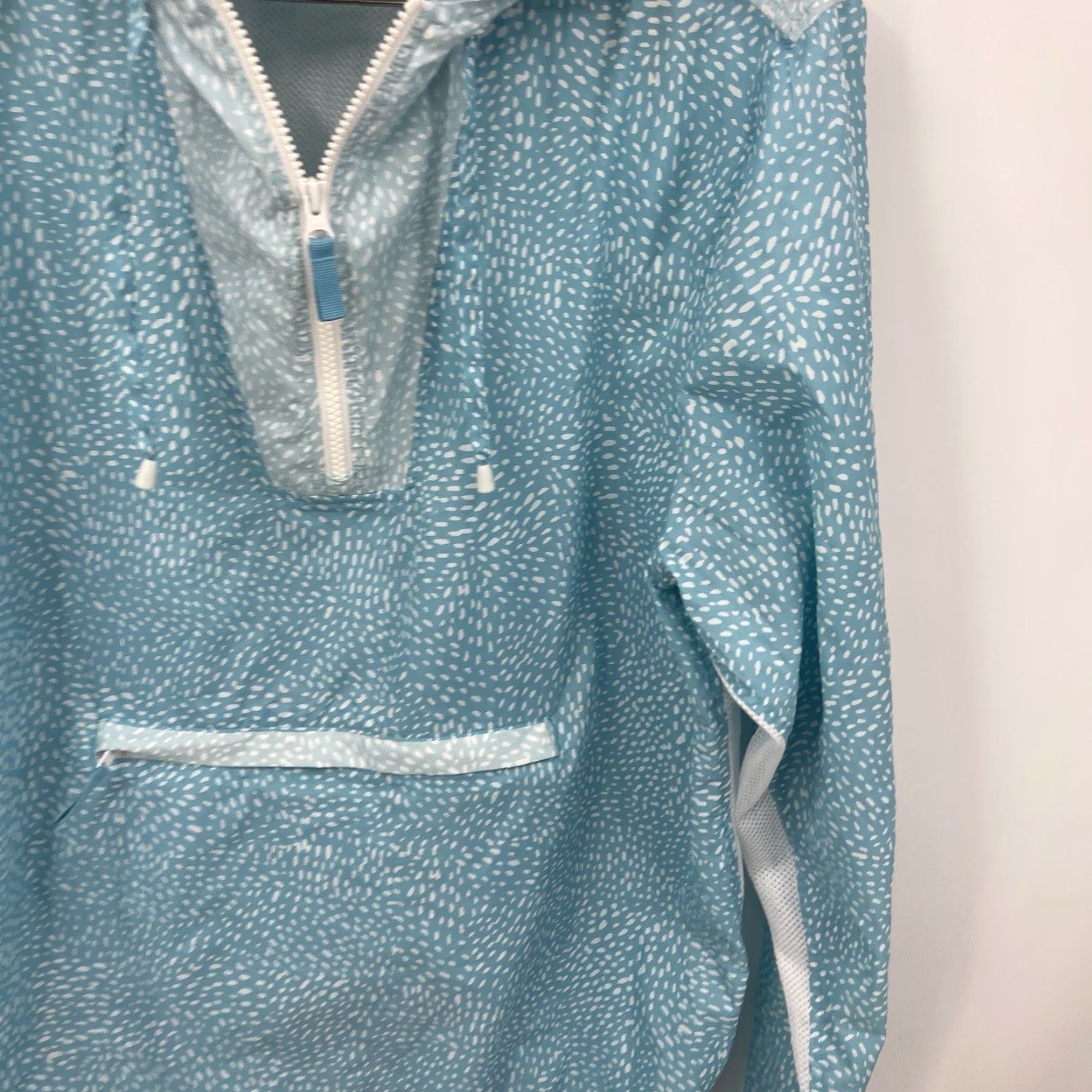 Chubbies Chubbies Packable Windbreaker Men L Blue Floral Pattern 90s Hike Zip Jacket Adults Mens Size US L / EU 52-54 / 3 - 5 Thumbnail