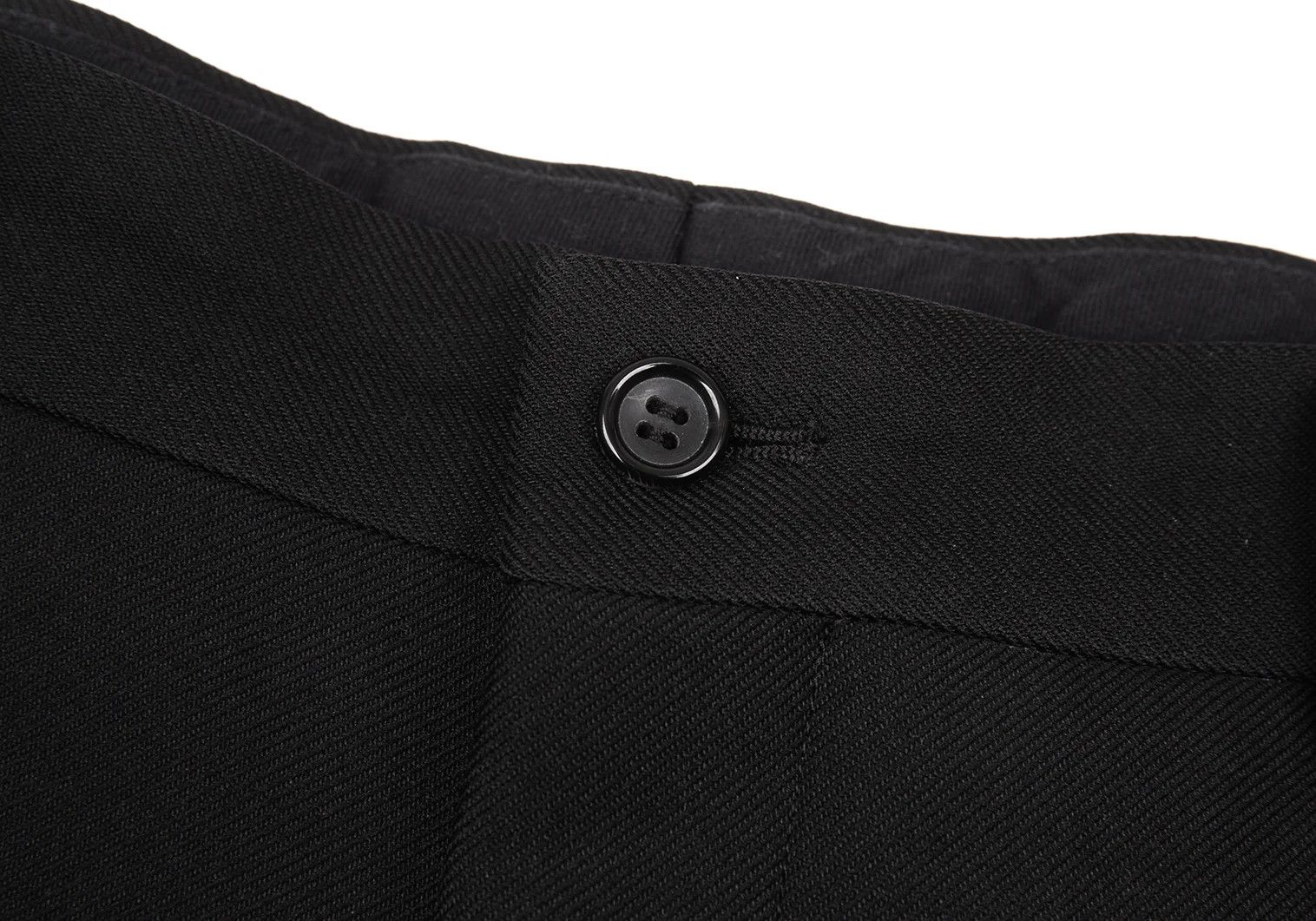 Comme des Garcons Homme Plus Polyester Tapered Pants in Black Size M Size US 34 / EU 50 - 5 Thumbnail