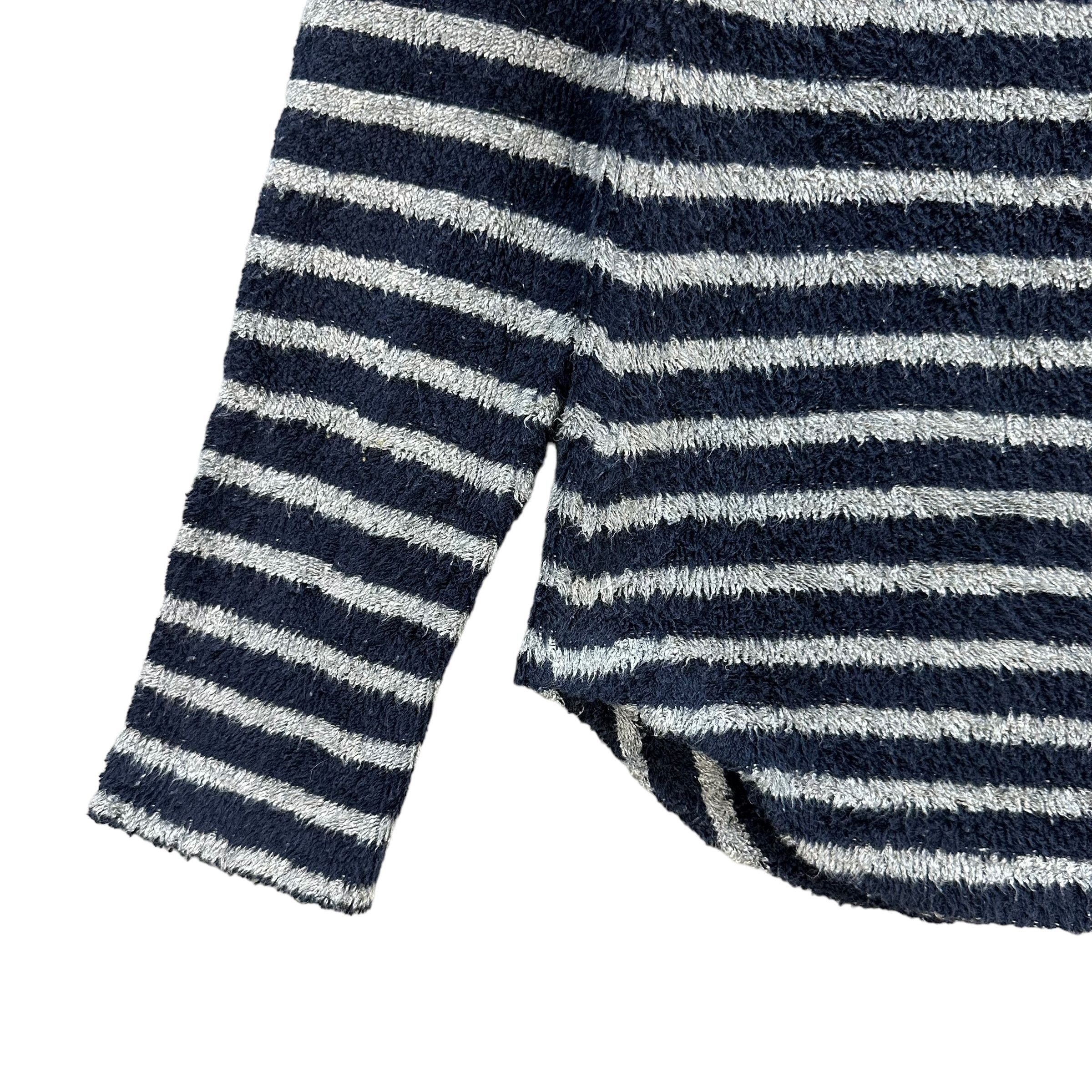 Canterbury of New Zealand CANTERBURY Striped Long Sleeve Fleece Shirt #A5-0107 Size M / US 6-8 / IT 42-44 - 4 Thumbnail