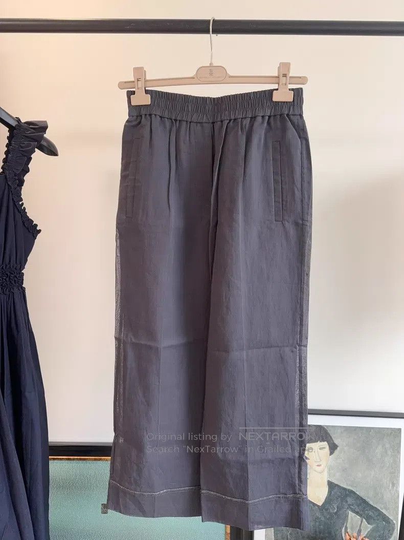Brunello Cucinelli Brunello Cucinelli Studded Pants Size 26" / US 2 / IT 38 - 3 Thumbnail