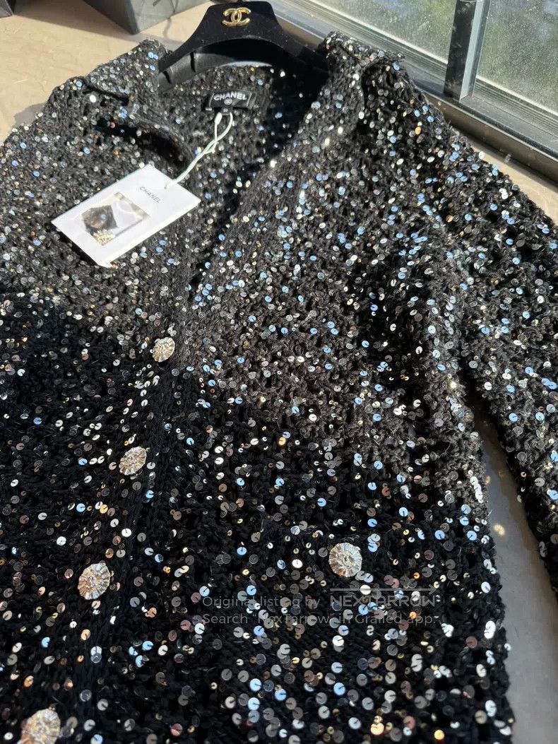 Chanel Chanel 23c sequin cardigan coat Size XS / US 0-2 / IT 36-38 - 4 Thumbnail