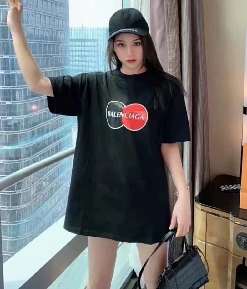 Balenciaga Balenciaga MasterCard Printed Logo Short Sleeve 2505-Nextar Size US S / EU 44-46 / 1 - 9 Thumbnail