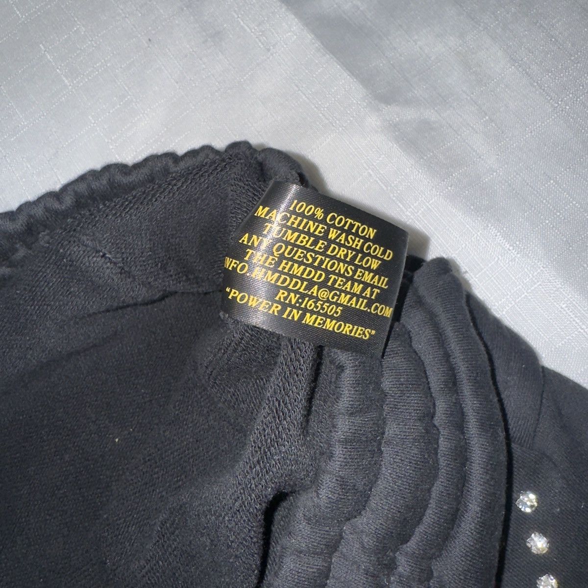 HMDD HMDD Crystal Sweatpants (CROPPED) Black XL Size US 32 / EU 48 - 5 Thumbnail
