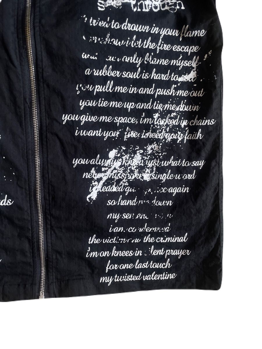 If Six Was Nine 2000s Japanese archive Vkei Gothic Poem Zip Gimmick Shirts Size US S / EU 44-46 / 1 - 6 Thumbnail