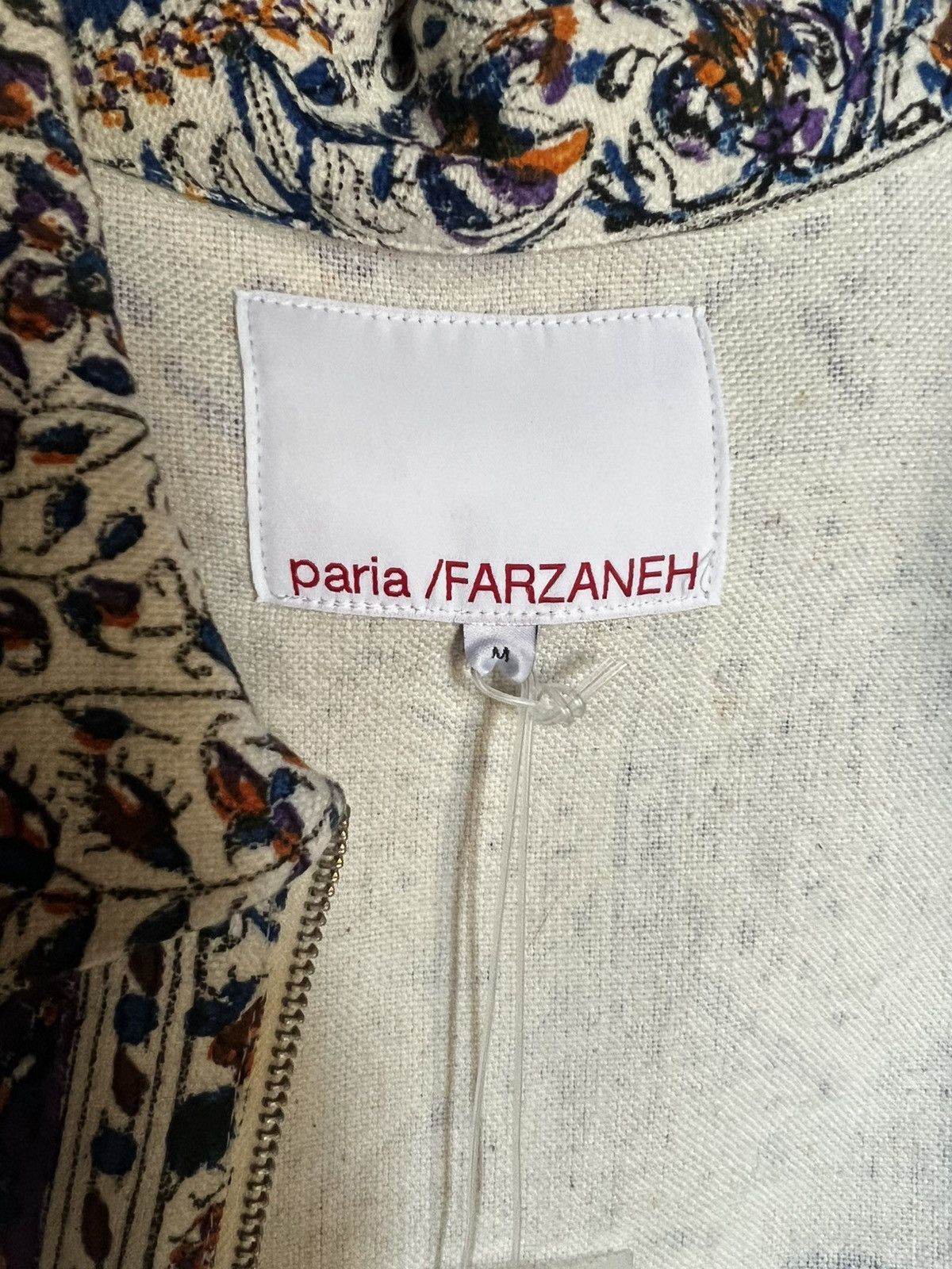 Iranian Persian Print Overshirt Jacket