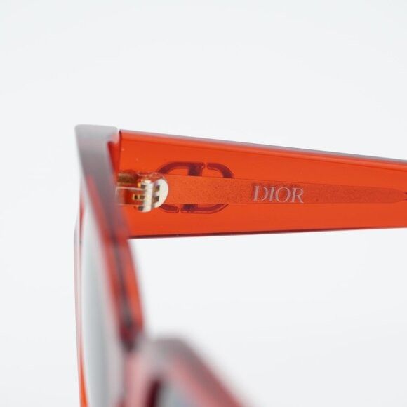 Dior Dior DIORGLOW S1I 35B0 Sunglasses Red Square Frame Size ONE SIZE - 7 Thumbnail