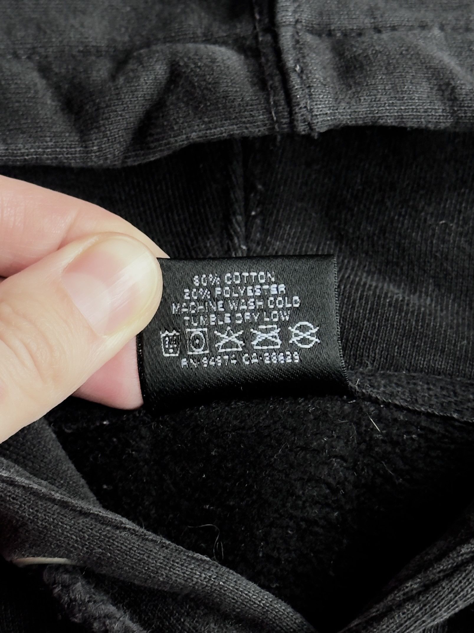 Stussy Men's Stussy Copyright Applique Hoodie in Black (S) Size US S / EU 44-46 / 1 - 4 Thumbnail