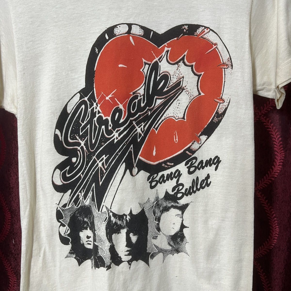 Band Tees × Tultex Streak Bang Bang Bullet Tshirt Size US S / EU 44-46 / 1 - 3 Thumbnail