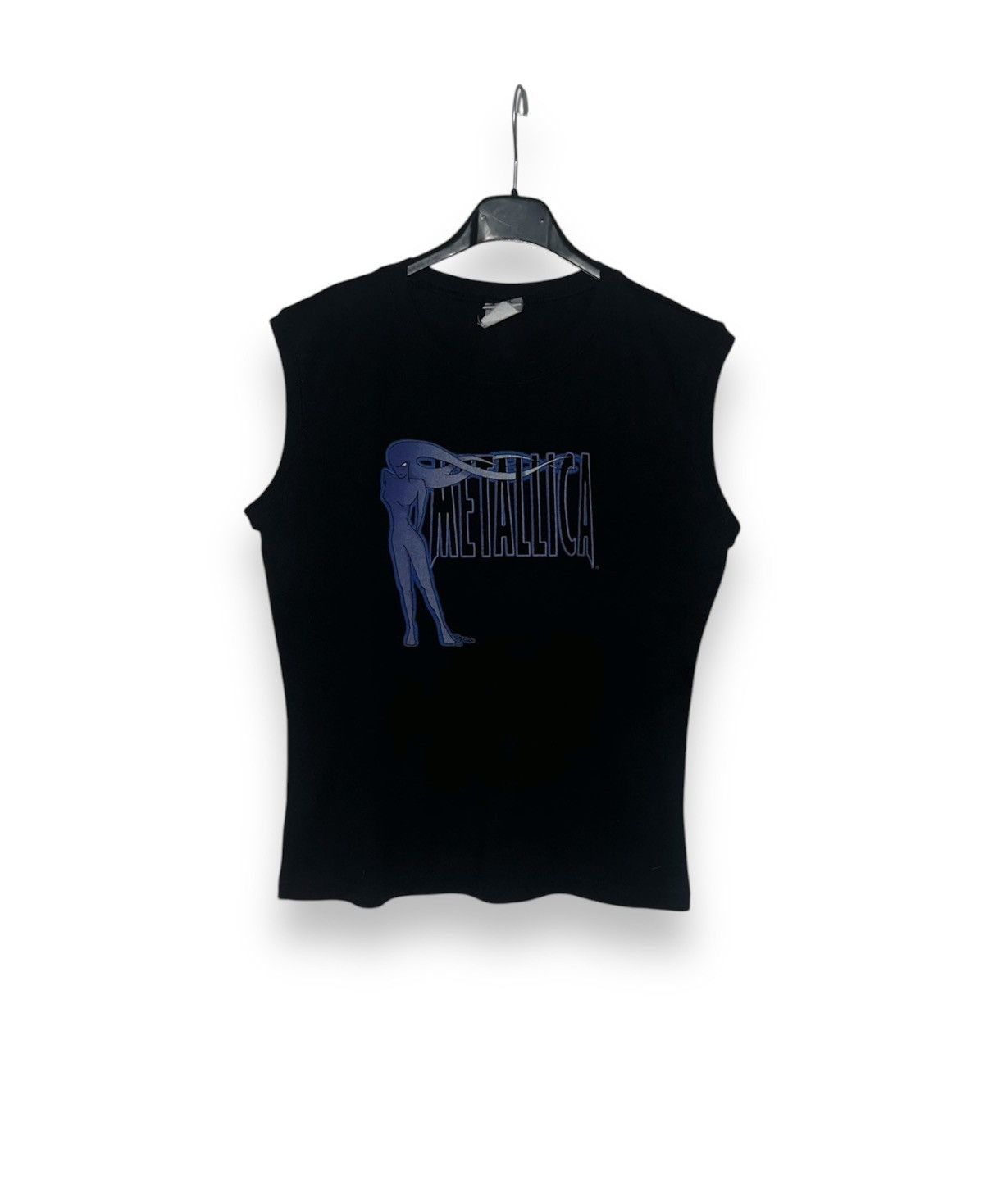 Band Tees 90s Vintage Metallica Master Of Puppets Giant Sleeveles Size US S / EU 44-46 / 1 - 1 Thumbnail
