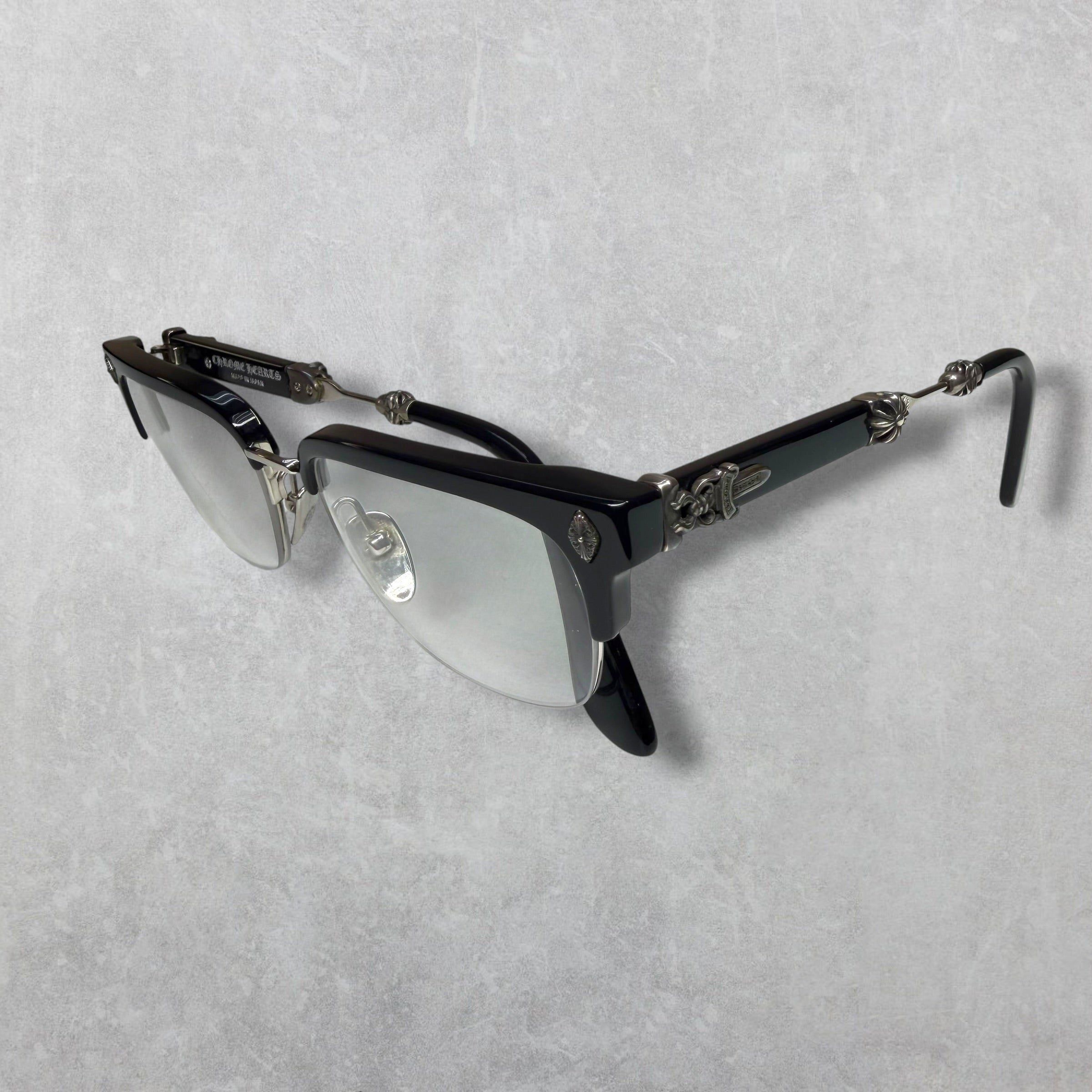 Chrome Hearts Chrome Hearts Evagilist Black Glasses Size ONE SIZE - 1 Thumbnail