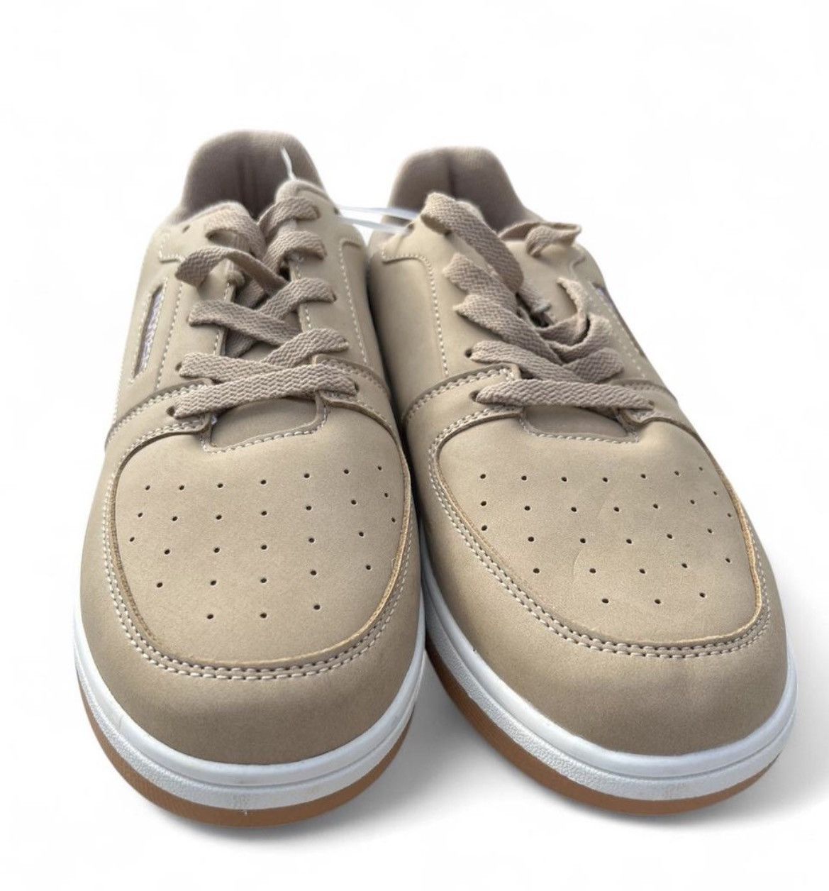 Nautica Y2K Deadstock Nautica Beige Tan Low-Top Sneakers Gum Sole Size US 7 / EU 40 - 4 Thumbnail