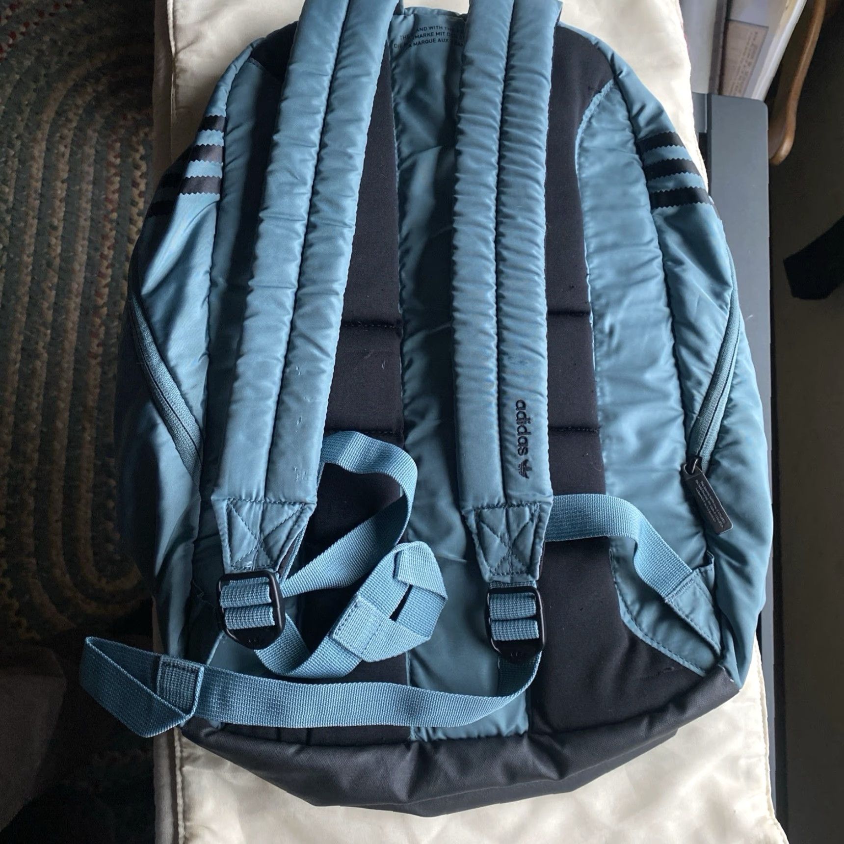 Adidas Adidas Backpack Load Spring Black/Gold Laptop Pockets Unisex Adults Size ONE SIZE - 3 Thumbnail