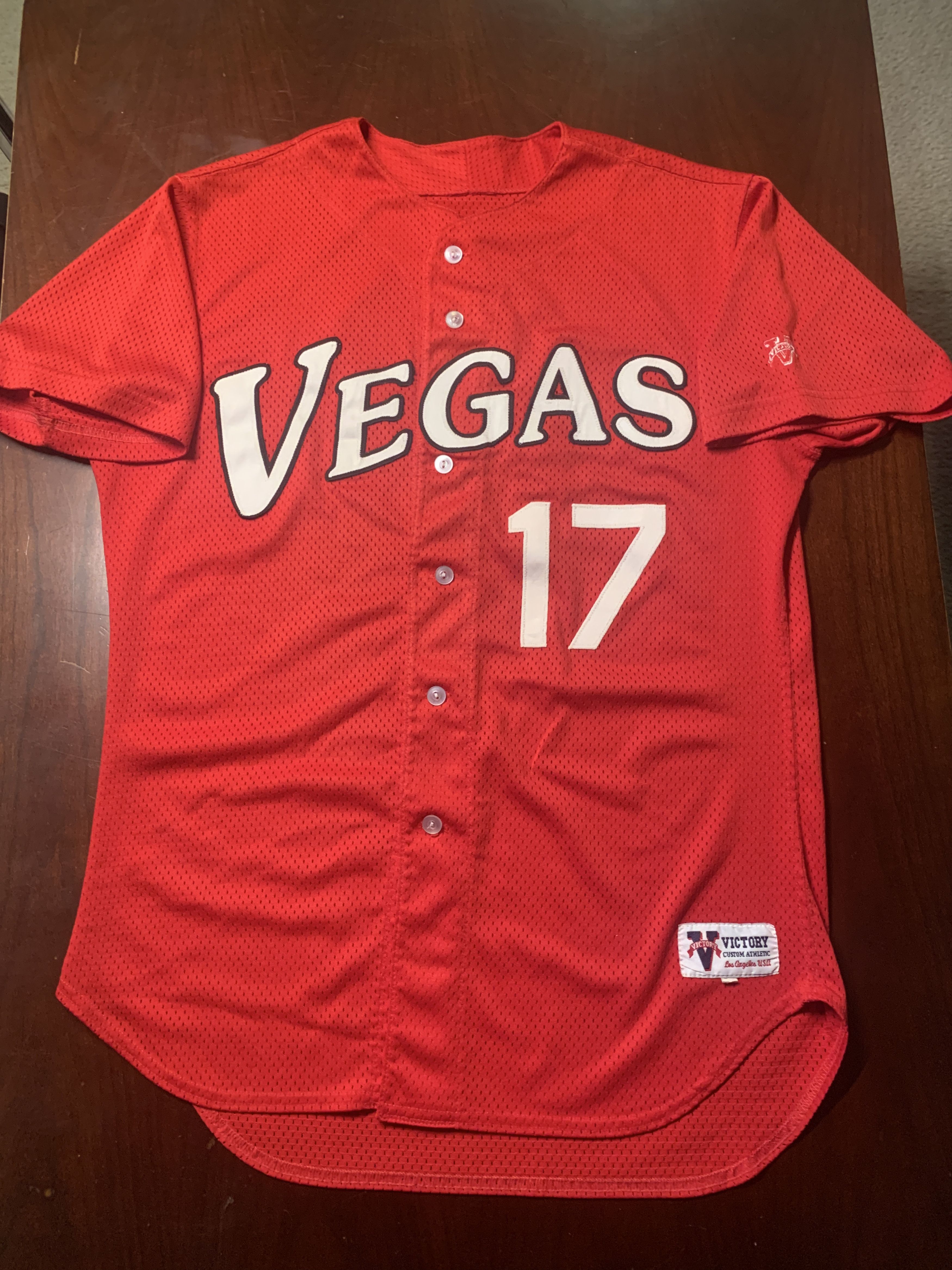 Victory Sportswear UNLV University Las Vegas Nevada Baseball Jersey 44 Large Size US L / EU 52-54 / 3 - 1 Thumbnail