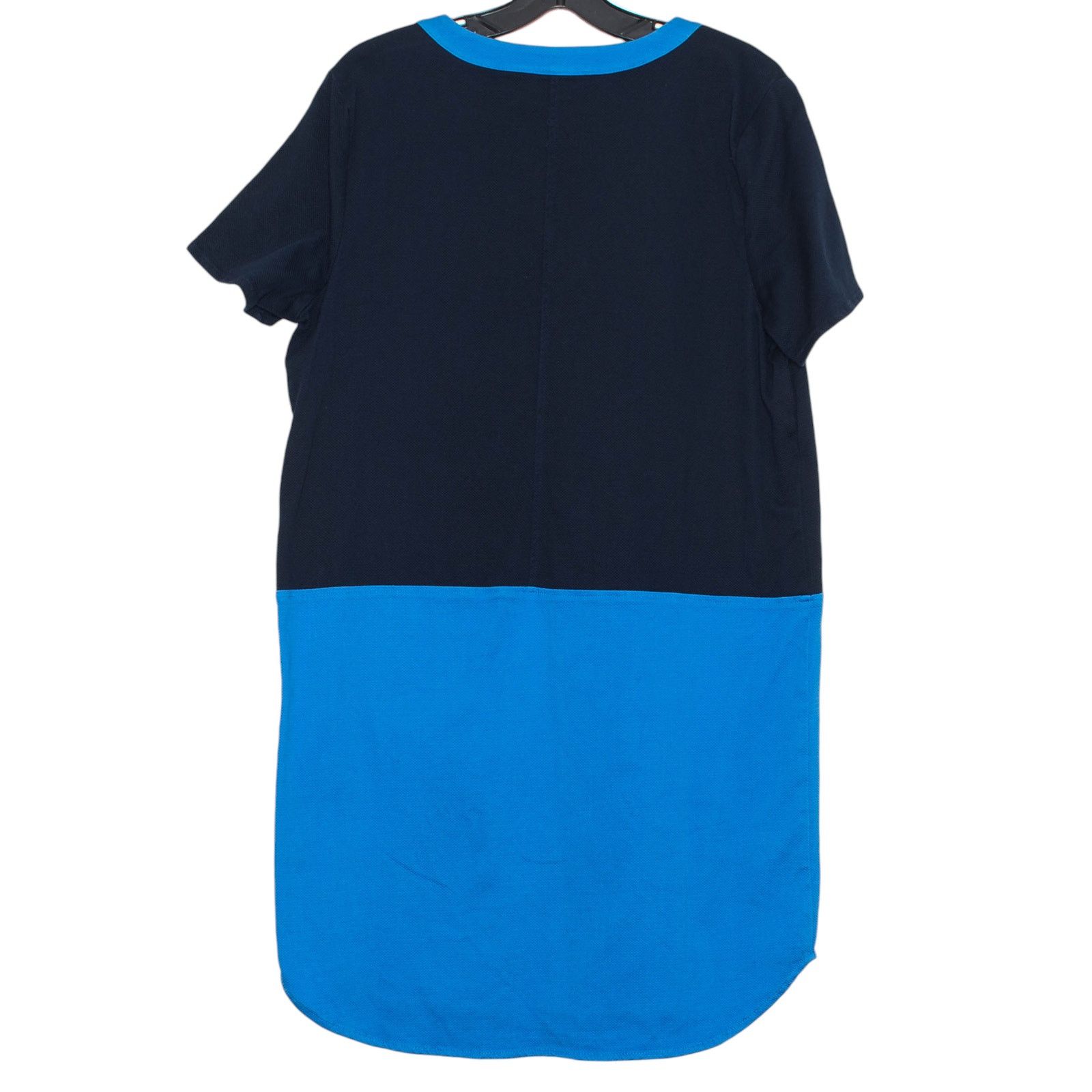 Lands' End Lands End Colorblock Dress Blue 14 Coastal Minimalist Casual Size XL / US 12-14 / IT 48-50 - 2 Thumbnail