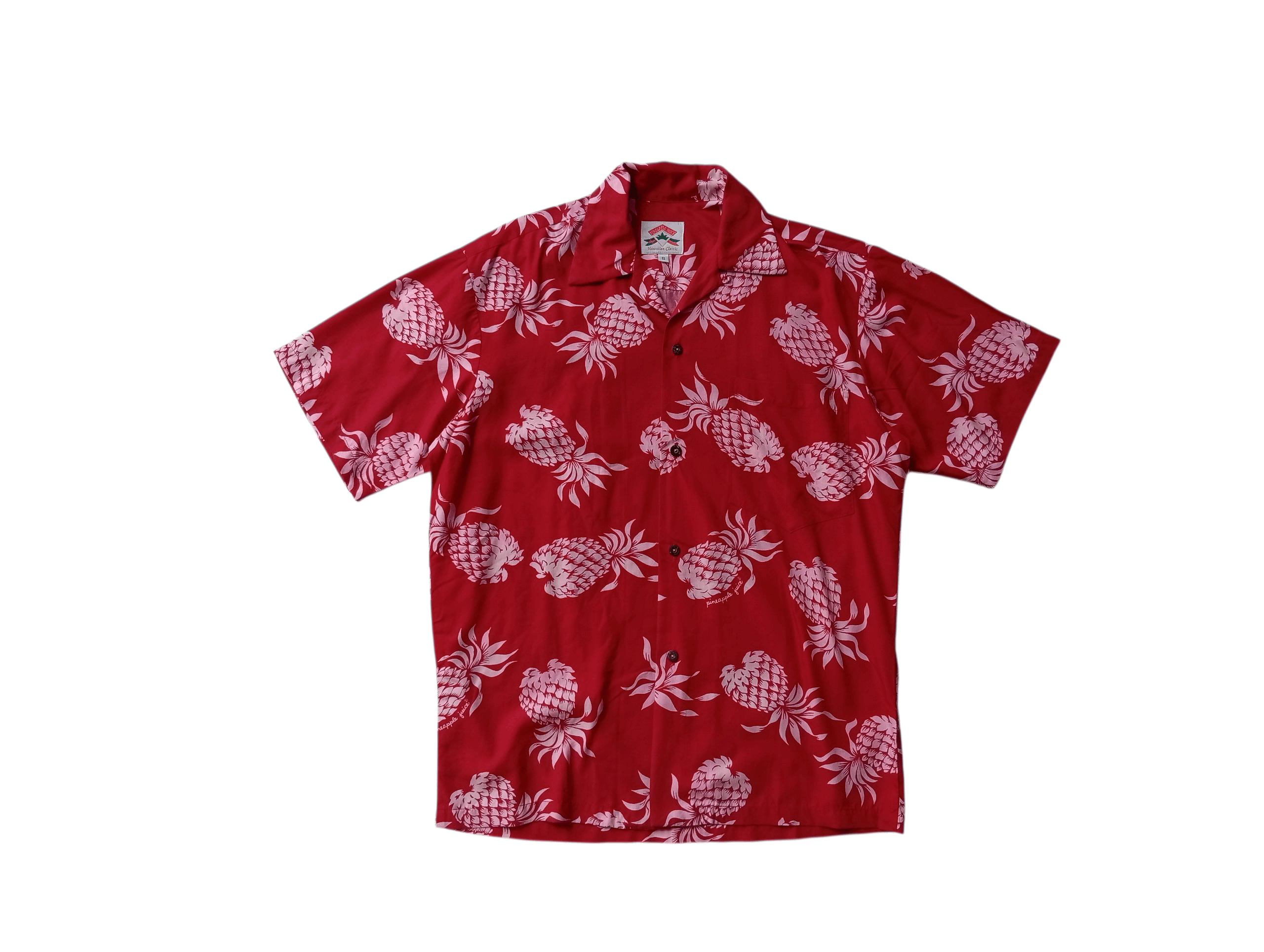 Vintage Pineapple Juice hawaiian rayon shirt Size US S / EU 44-46 / 1 - 1 Thumbnail