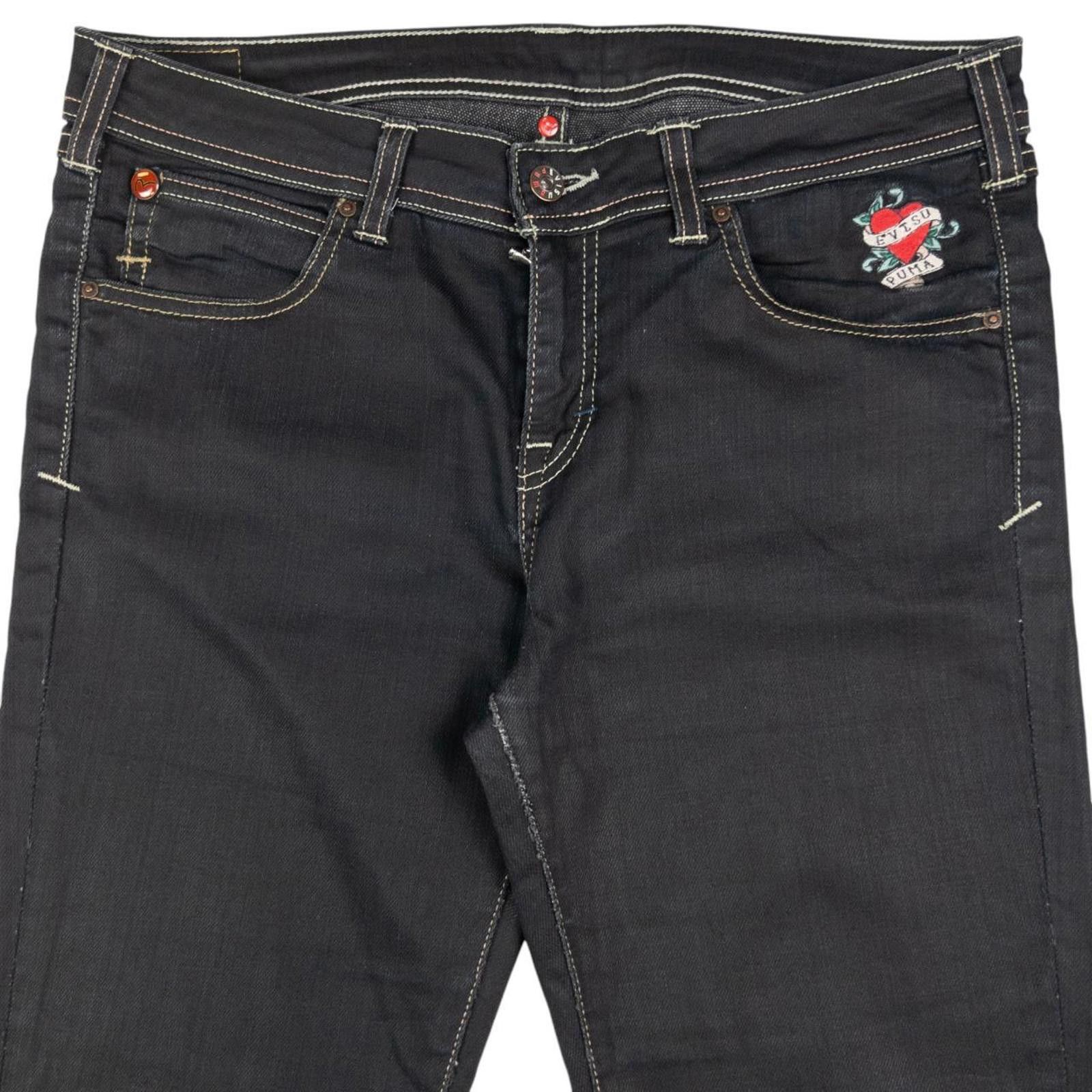 Puma Vintage Puma X Evisu Double Gull Japanese Denim Jeans W35 Size US 32 / EU 48 - 2 Thumbnail
