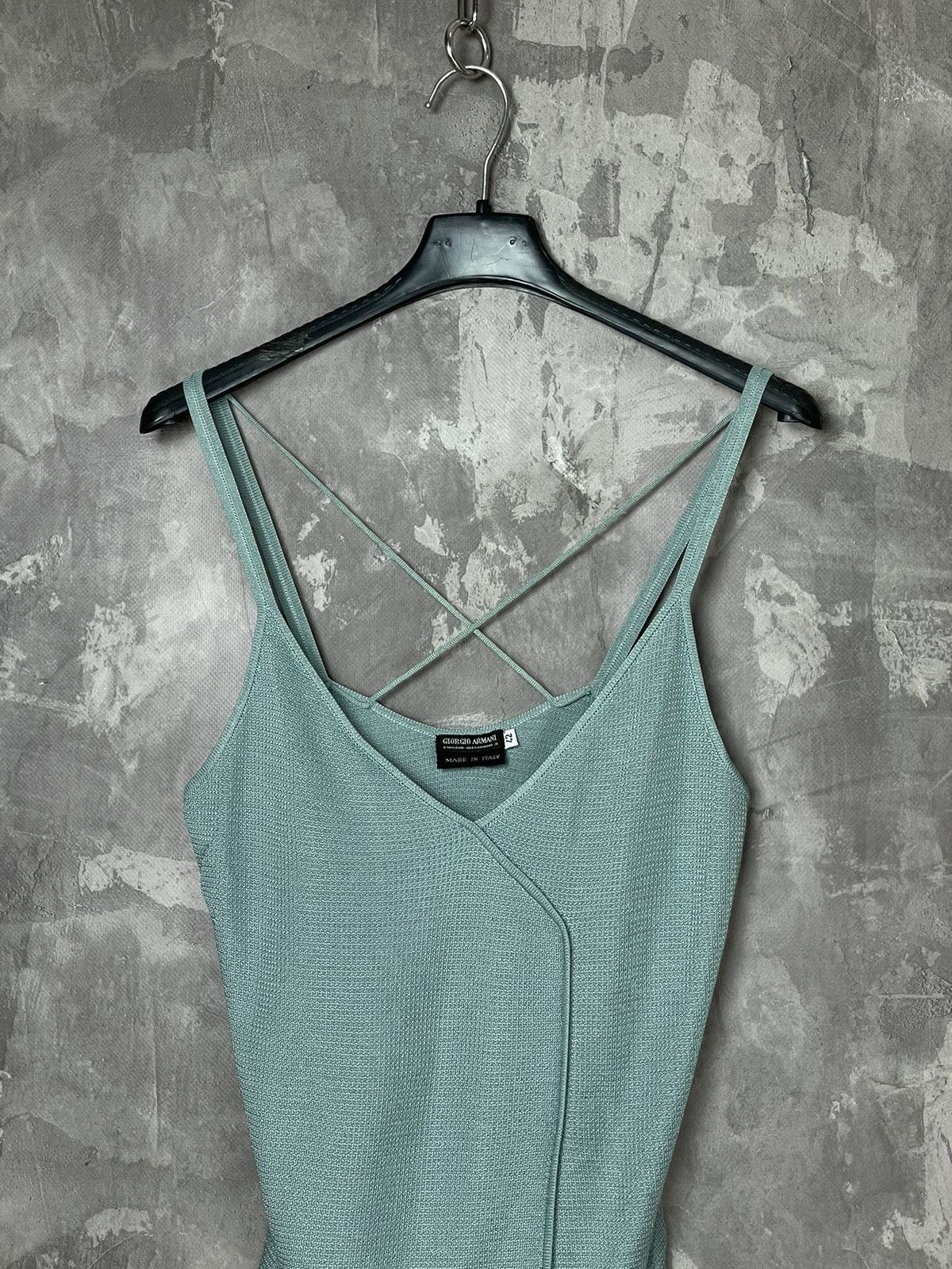 Armani × Giorgio Armani Giorgio Armani Vintage 90s Luxury Knit Sweater/ Tank Top Size M / US 6-8 / IT 42-44 - 2 Thumbnail