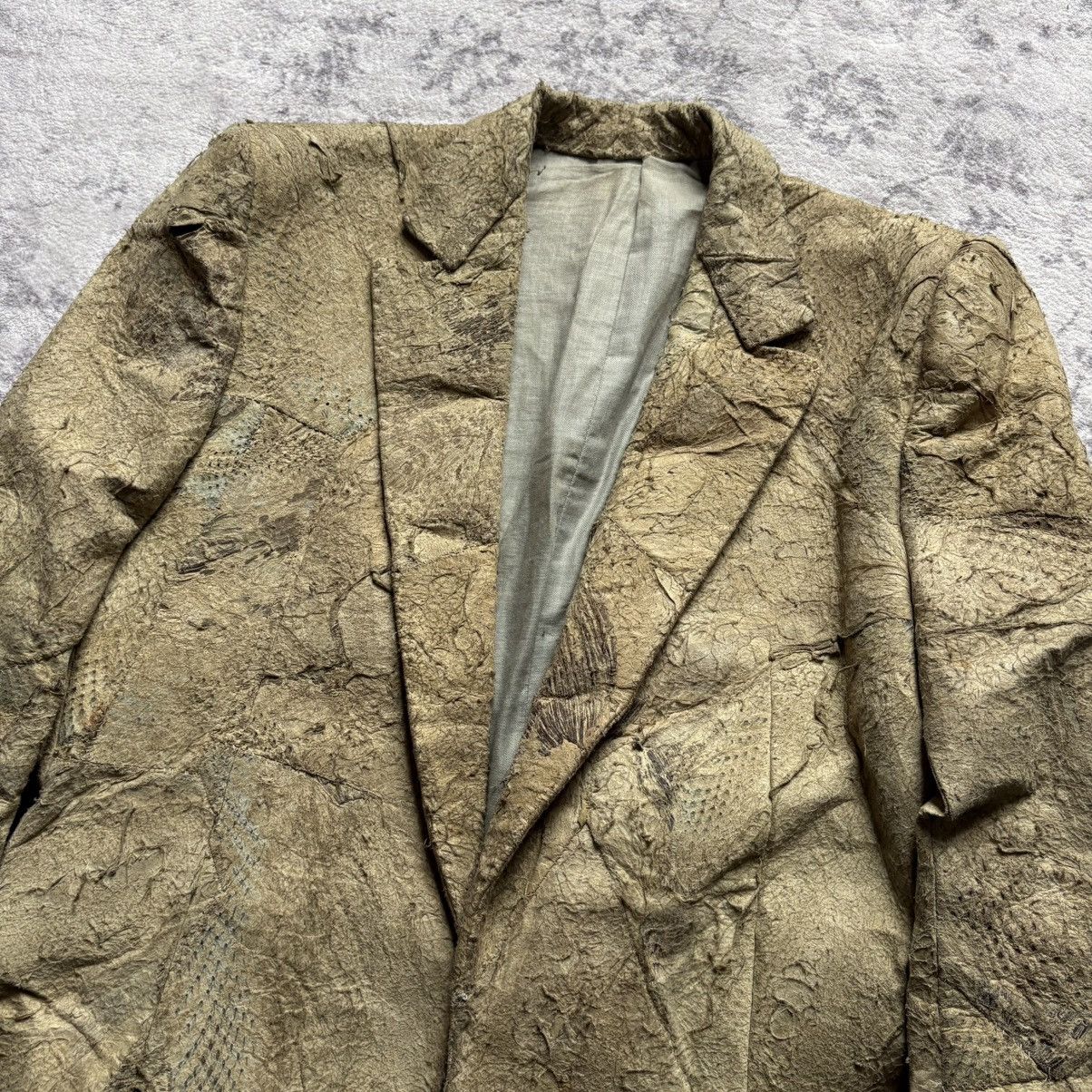 Carol Christian Poell Carol Christian Poell SS00 Exotic Leather Blazer Jacket | 50 Size 50L - 3 Thumbnail