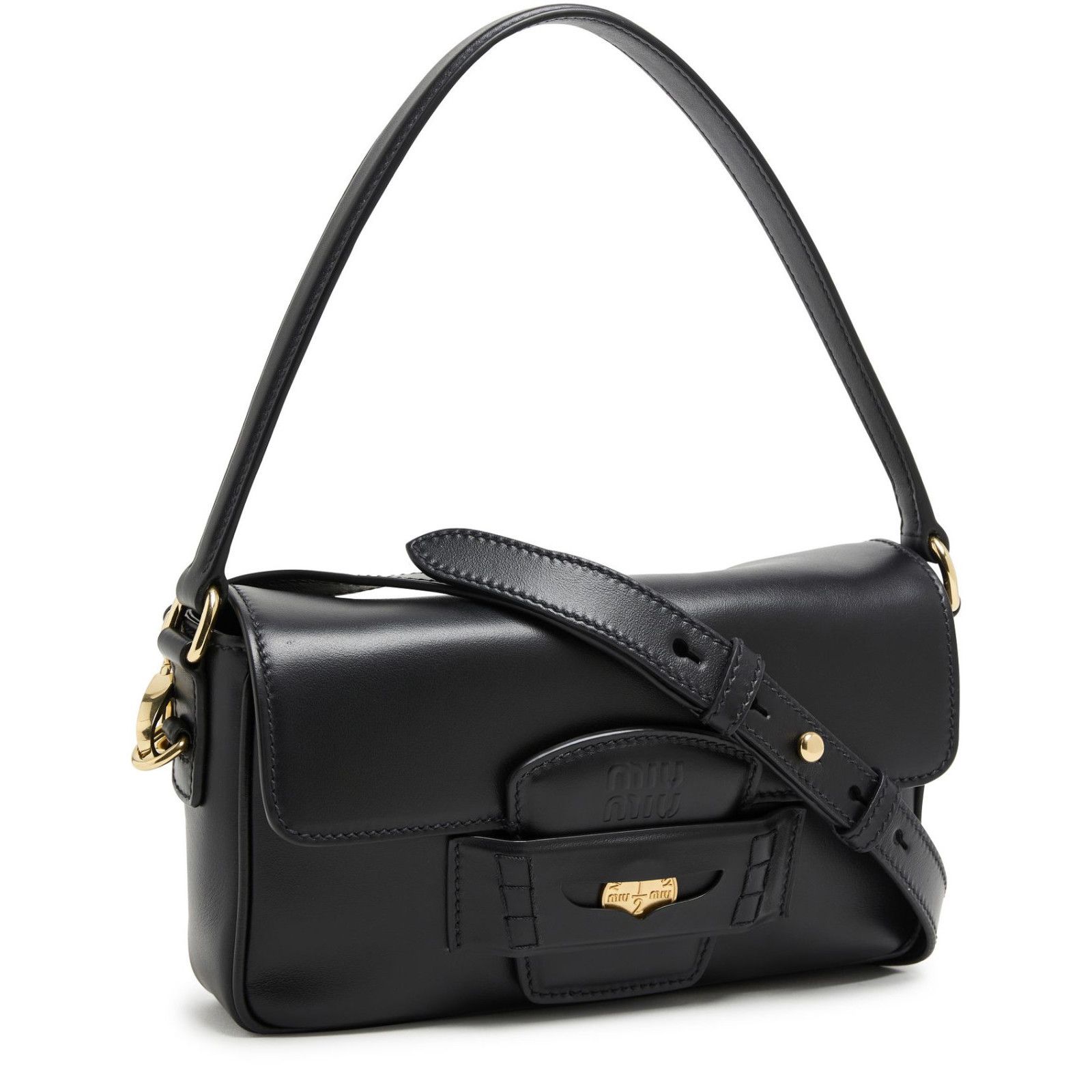 Miu Miu MIU MIU Mini Black Leather Top Handle Bag New & Authentic Size ONE SIZE - 2 Thumbnail
