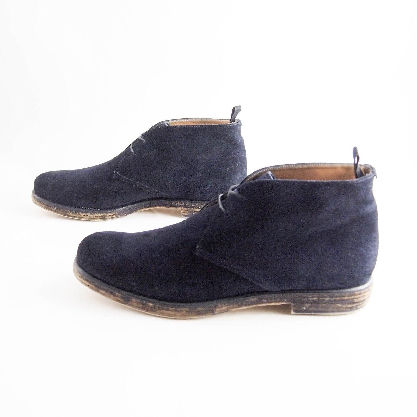 Giorgio Armani Giorgio Armani Chukka Boots Blue Suede Size US 10.5 EU 43.5 Size US 10.5 / EU 43-44 - 2 Thumbnail