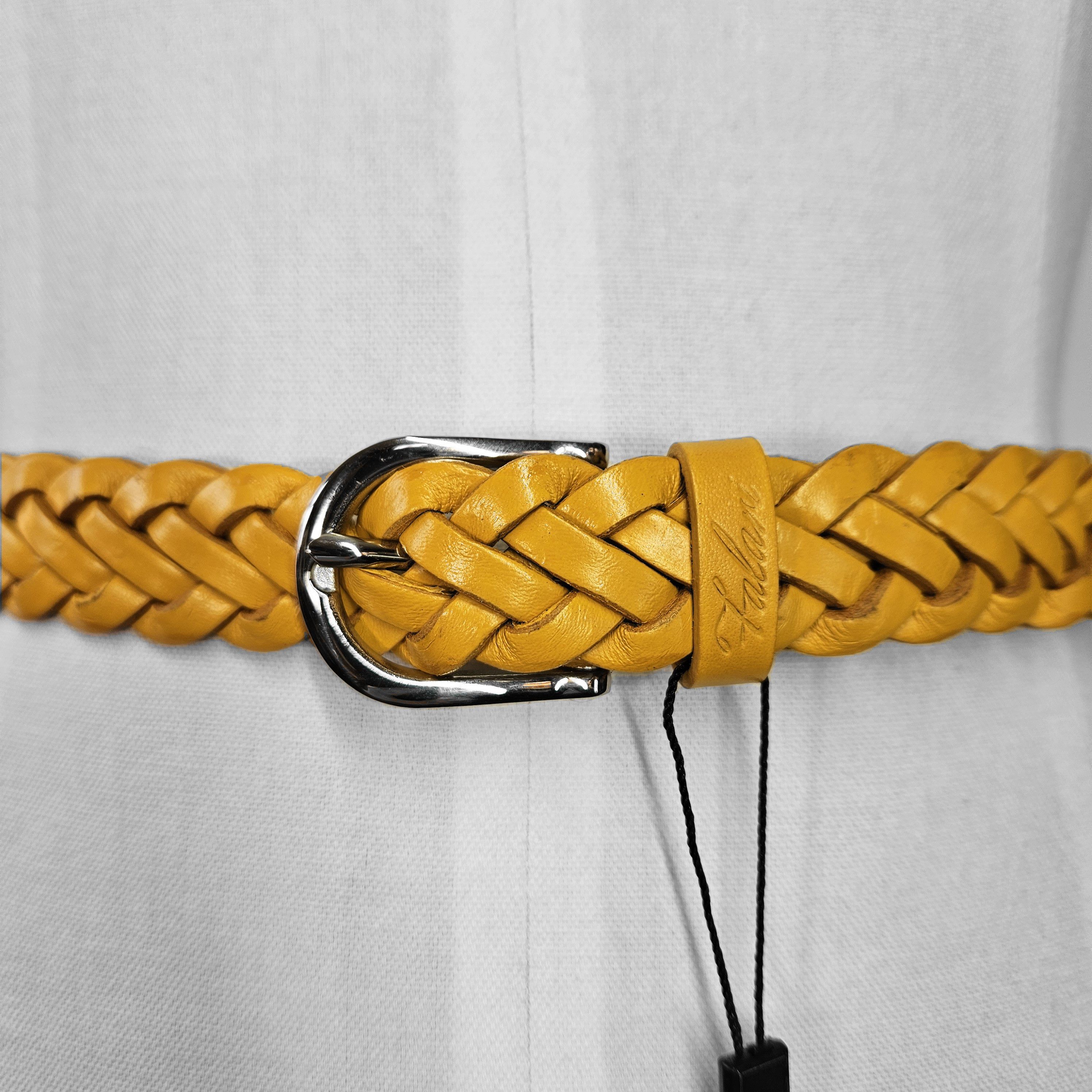Other Falari 32" Max NEW Belt Braided Woven Gold Orange Leather Size ONE SIZE - 7 Thumbnail