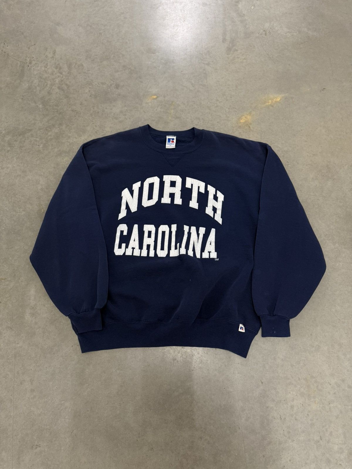 Russell Athletic 90s North Carolina Tar Heels RussellAthletic Navy Sweatshirt Size US XL / EU 56 / 4 - 1 Thumbnail