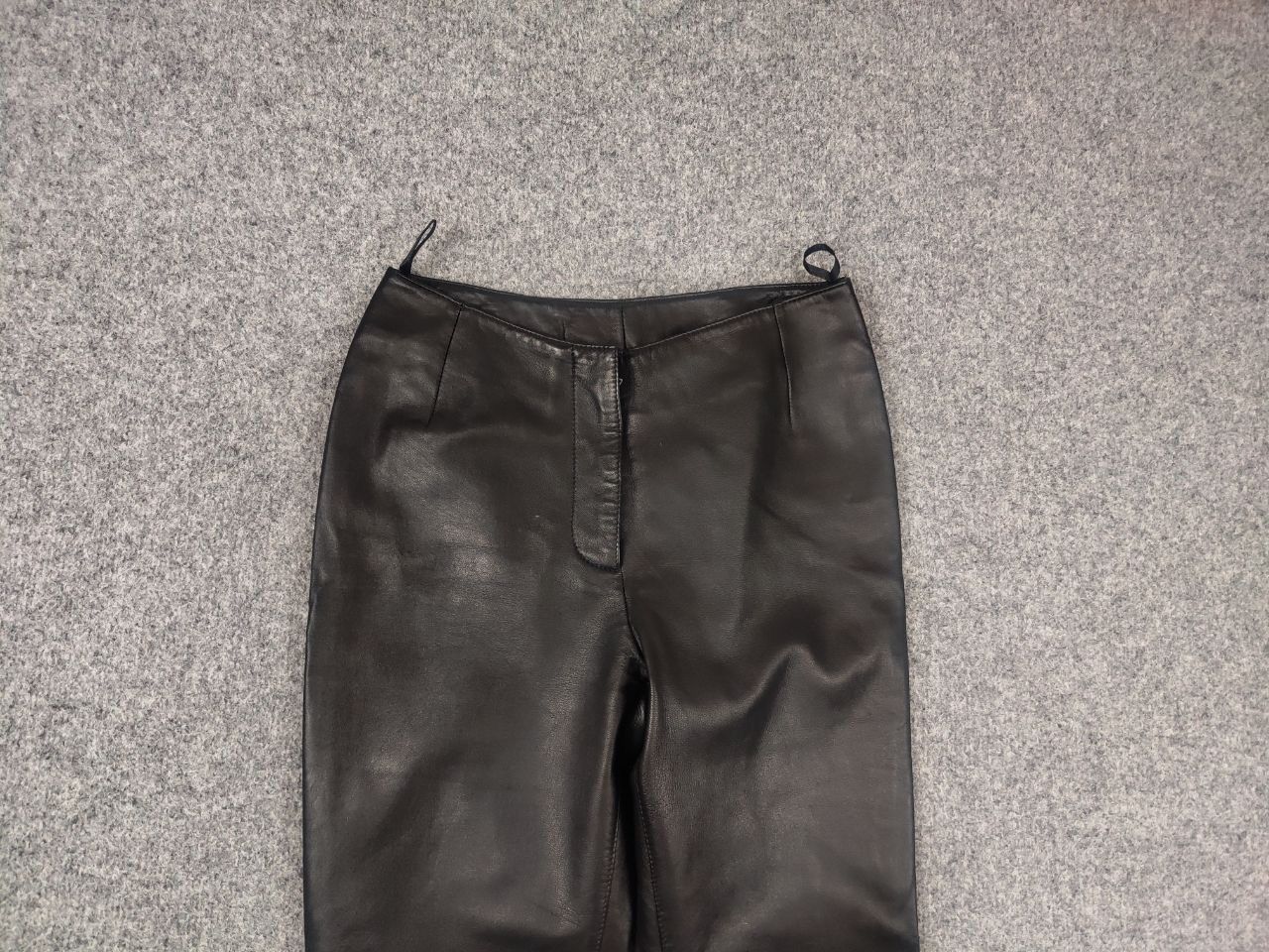 If Six Was Nine Vintage Hysteric Y2K Le Grand Bleu Bootcut Leather Pants Size 30" / US 8 / IT 44 - 6 Thumbnail