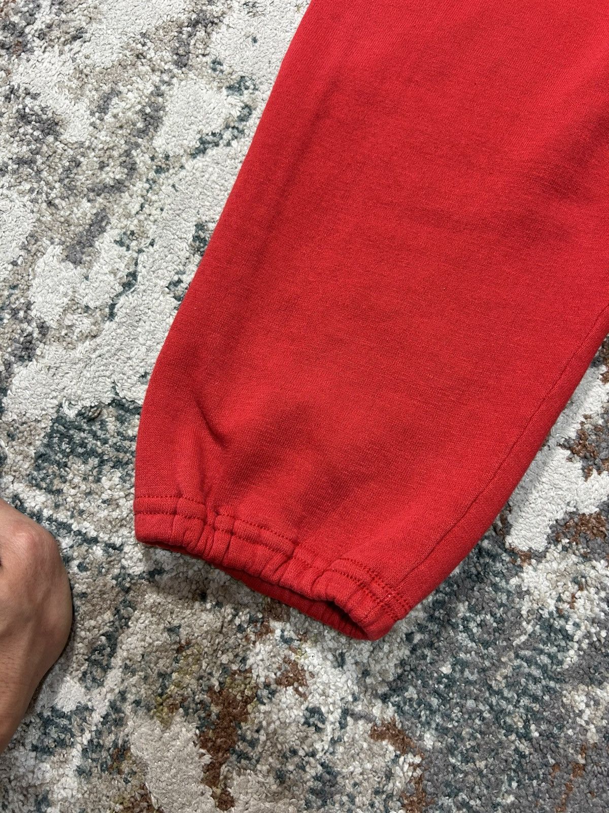 Vintage 1970s Russell Athletics Gold-Tag Red Cuffed Sweatpants Size US 34 / EU 50 - 3 Thumbnail