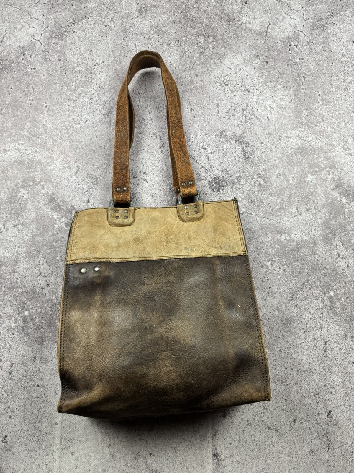 Diesel 🟤Vintage Brown Leather Diesel Shoulder bag Y2k Crossbody 🟤 Size ONE SIZE - 7 Thumbnail