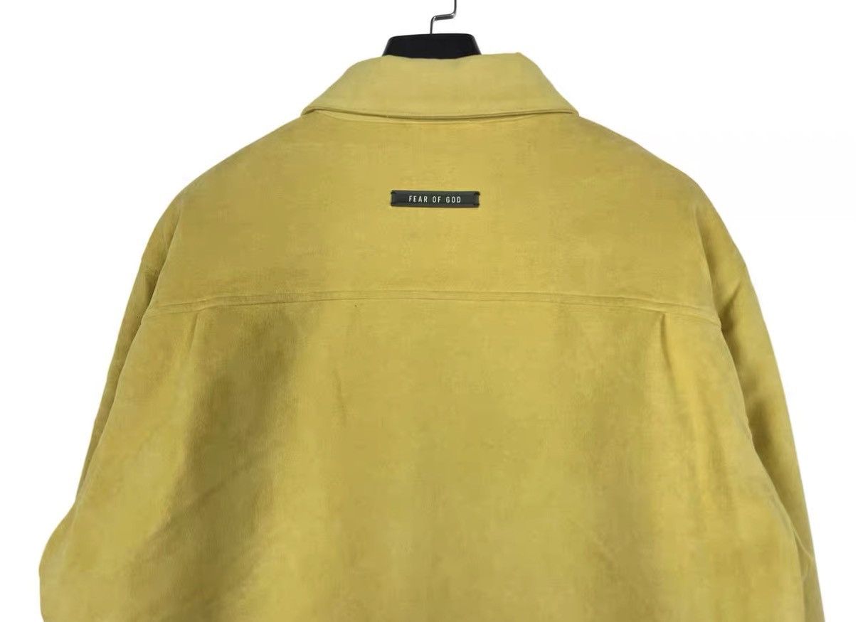 Fear of God Fear Of God 6th Lemon Yellow Suede Jacket J31 Size US L / EU 52-54 / 3 - 4 Thumbnail