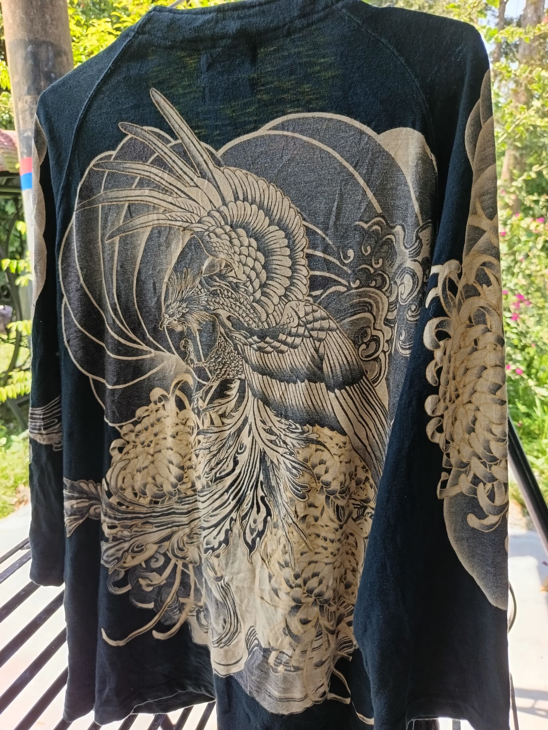 Japanese Brand Vintage karakuri tamasyi sukajan art button up shirt Size US L / EU 52-54 / 3 - 6 Thumbnail