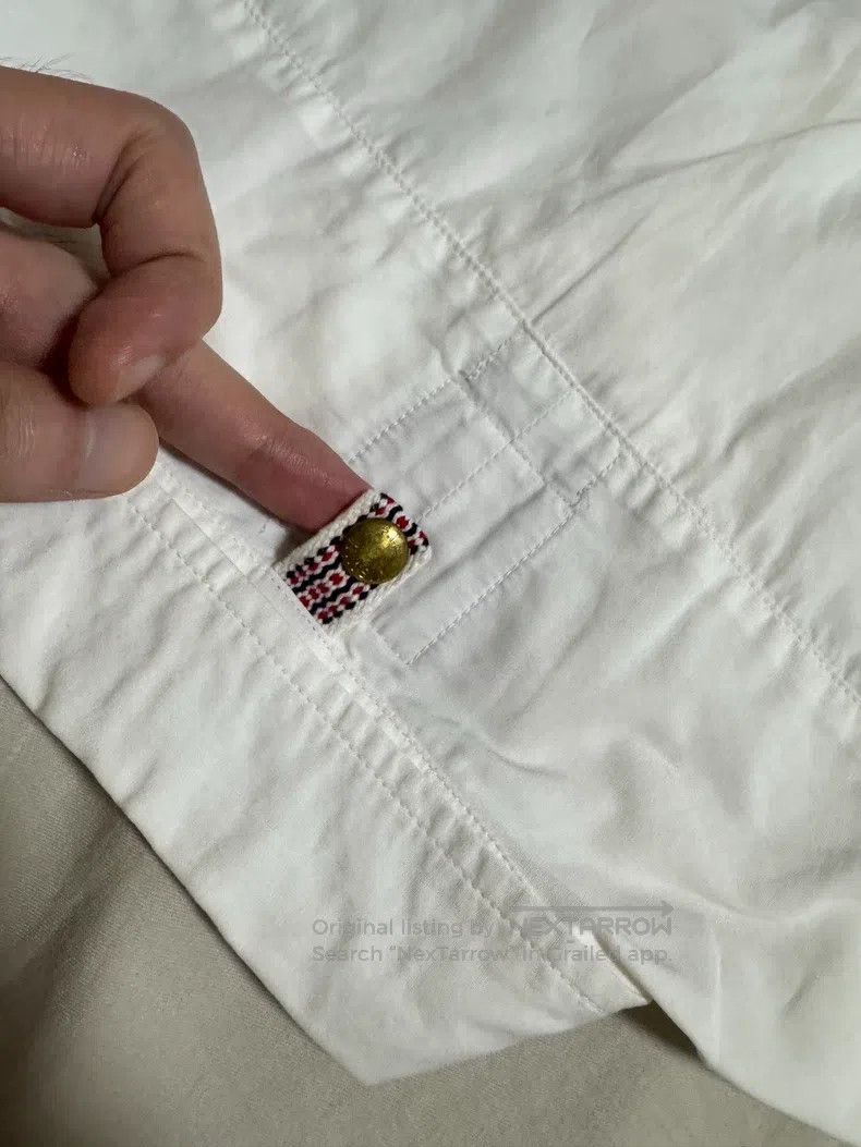 Visvim Visvim 17 Hand-painted Carp White Long Sleeve Shirt Size US S / EU 44-46 / 1 - 7 Thumbnail