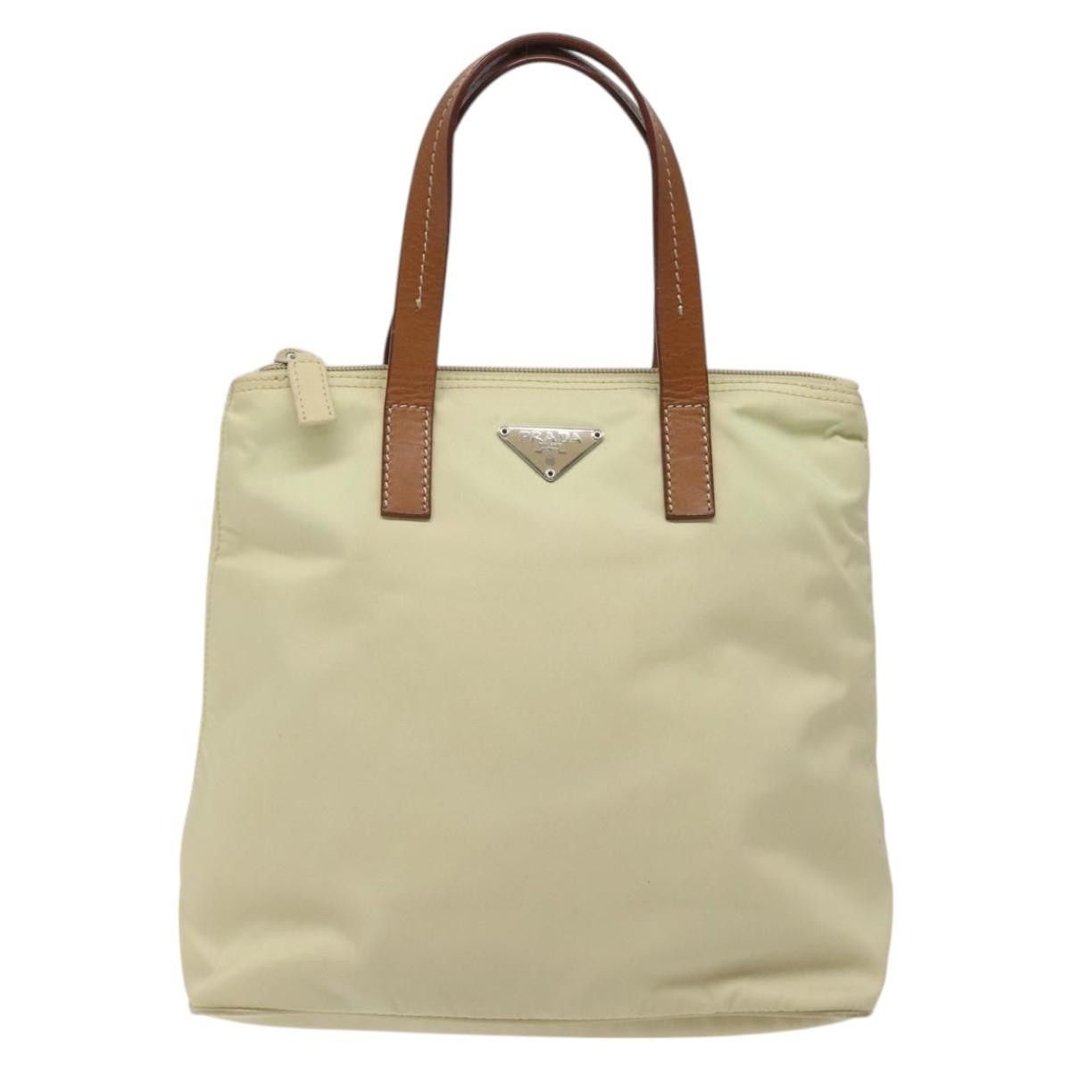 Prada Prada Vintage Zip Handbag Tessuto Size ONE SIZE - 1 Thumbnail