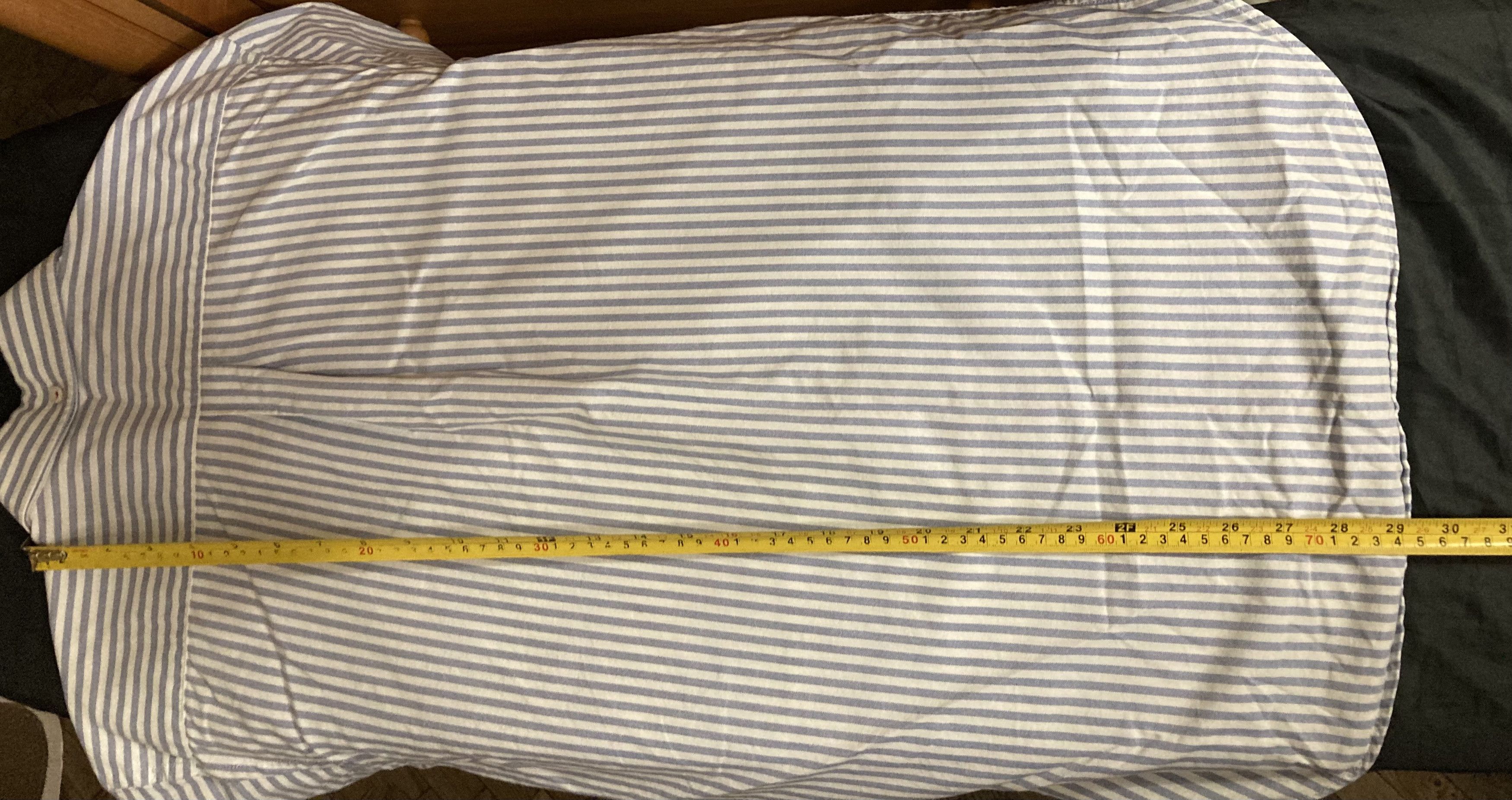 Dsquared2 Dsquared2 White/Blue Striped Shirt Size US L / EU 52-54 / 3 - 9 Thumbnail