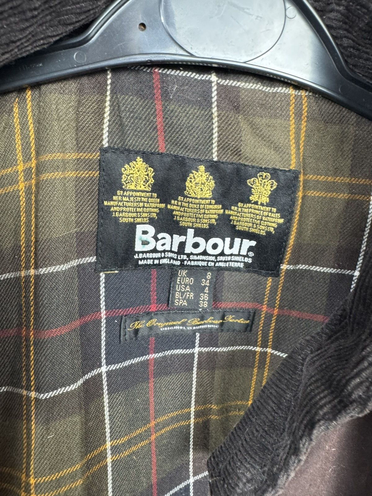 Barbour Barbour Women’s Waxed Double Breasted Jacket Brown UK8 Coat Size S / US 4 / IT 40 - 10 Thumbnail
