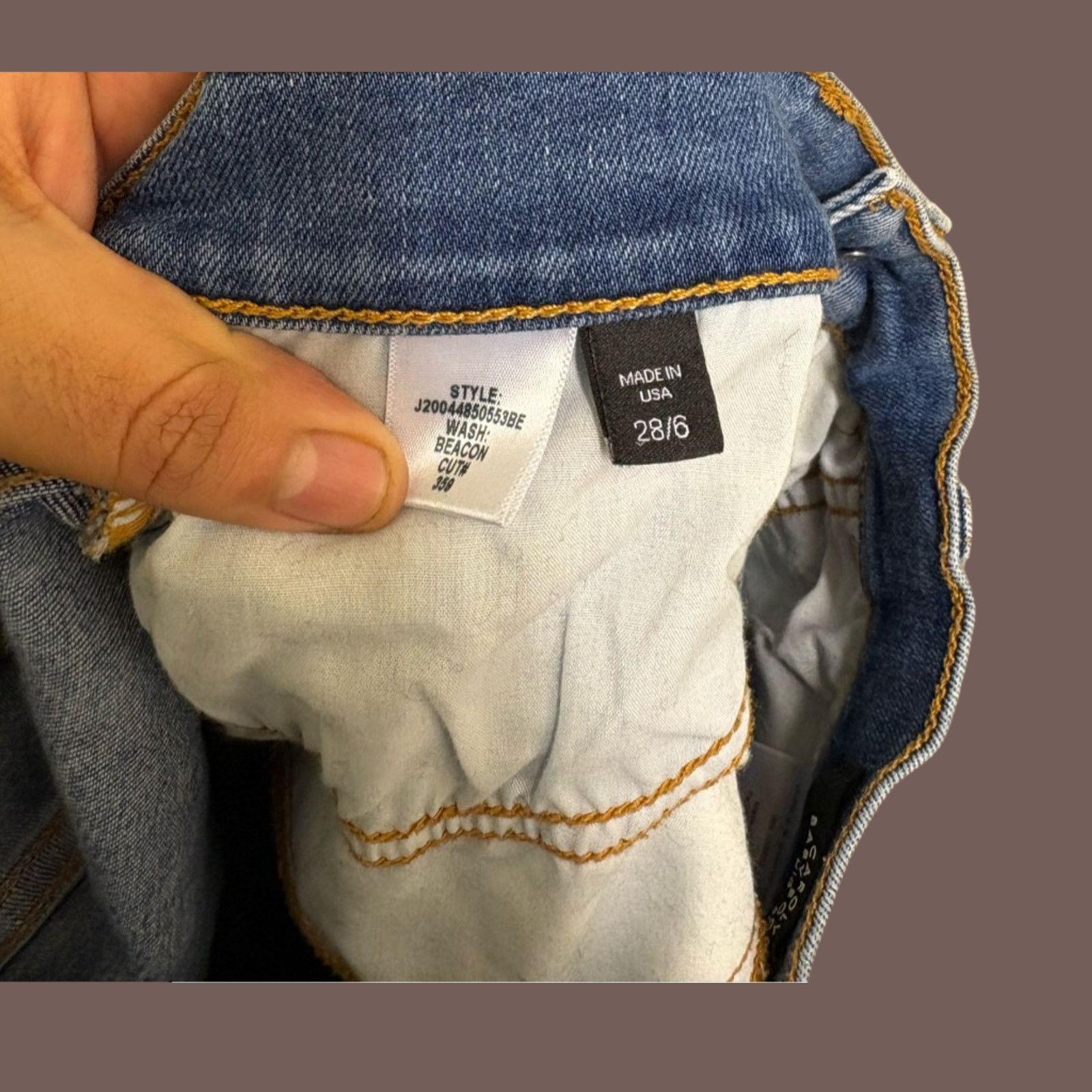 Veronica Beard Bootcut Denim Jeans | Veronica Beard Baby Boot 28 USA Size 28" / US 6 / IT 42 - 5 Thumbnail