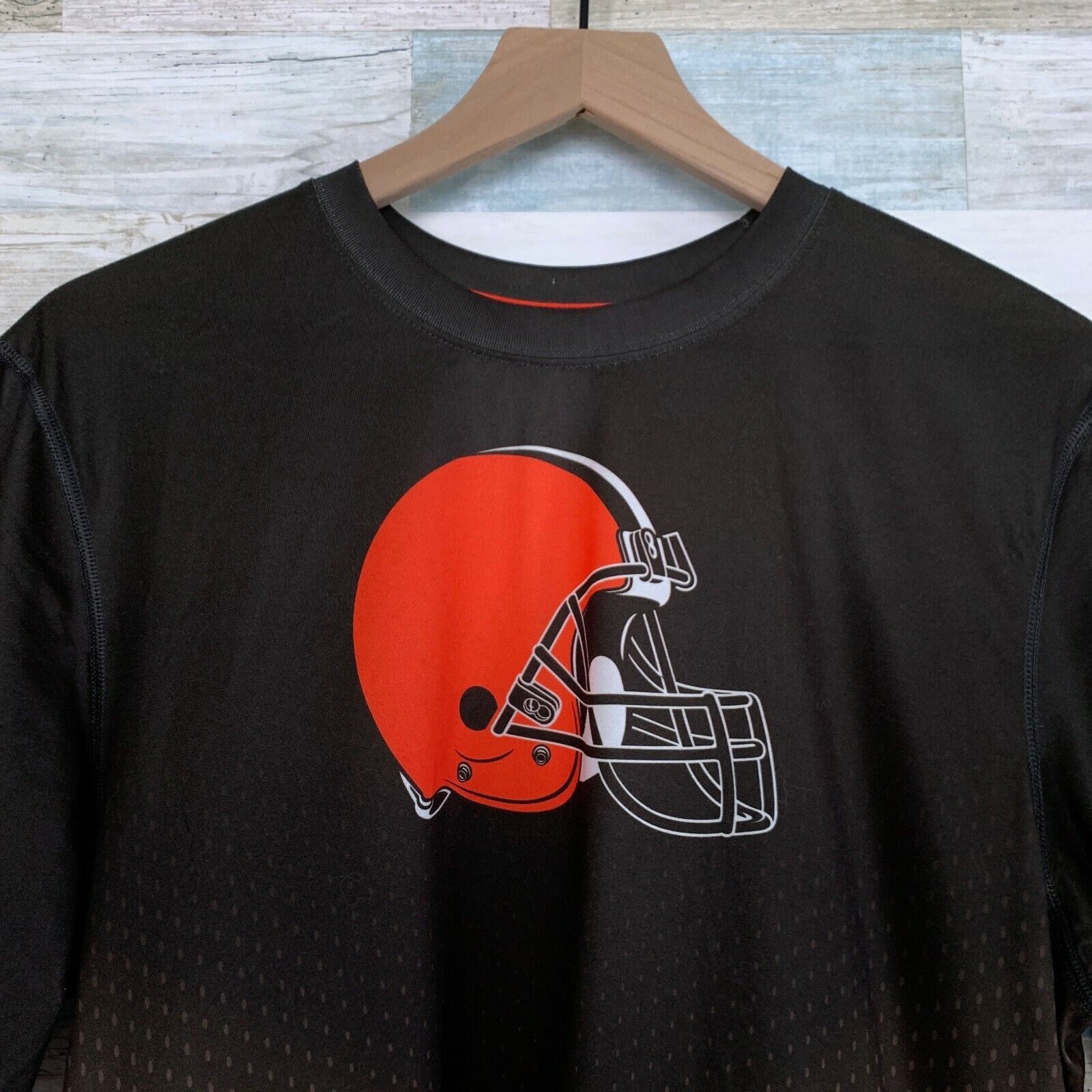 Nike Nike NFL Cleveland Browns Dri Fit Tee Brown Orange Mens M Size US M / EU 48-50 / 2 - 2 Thumbnail
