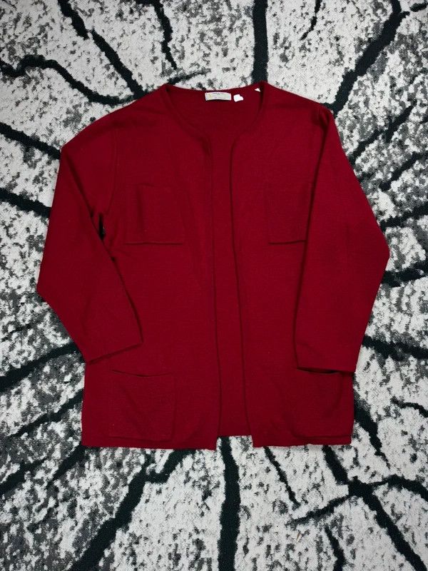 Vintage Vintage cardigan Aquascutum red S Size US M / EU 48-50 / 2 - 1 Thumbnail