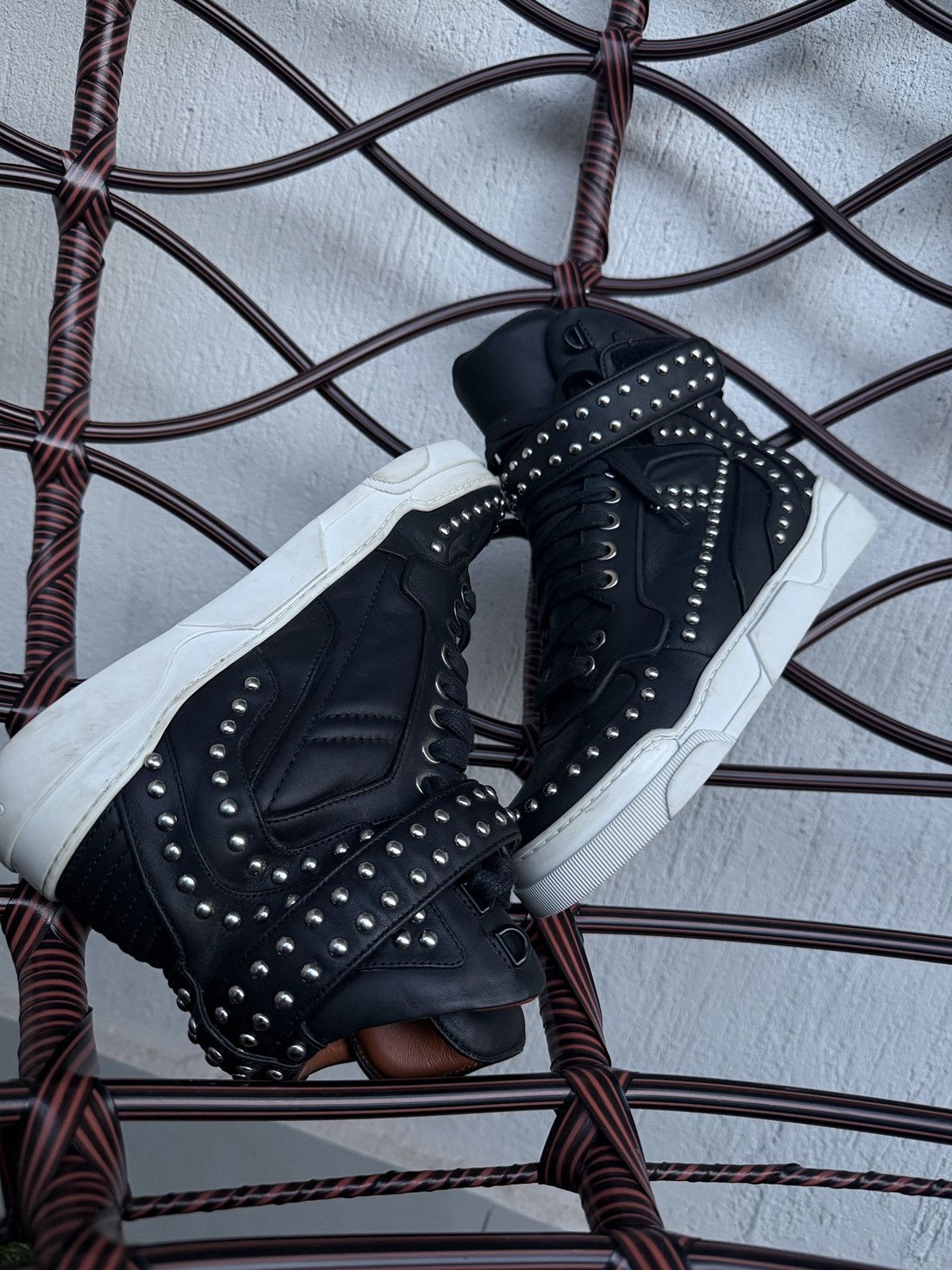 Givenchy 🎸studded tyson by Riccardo tisci Size US 5 / EU 37 - 9 Thumbnail