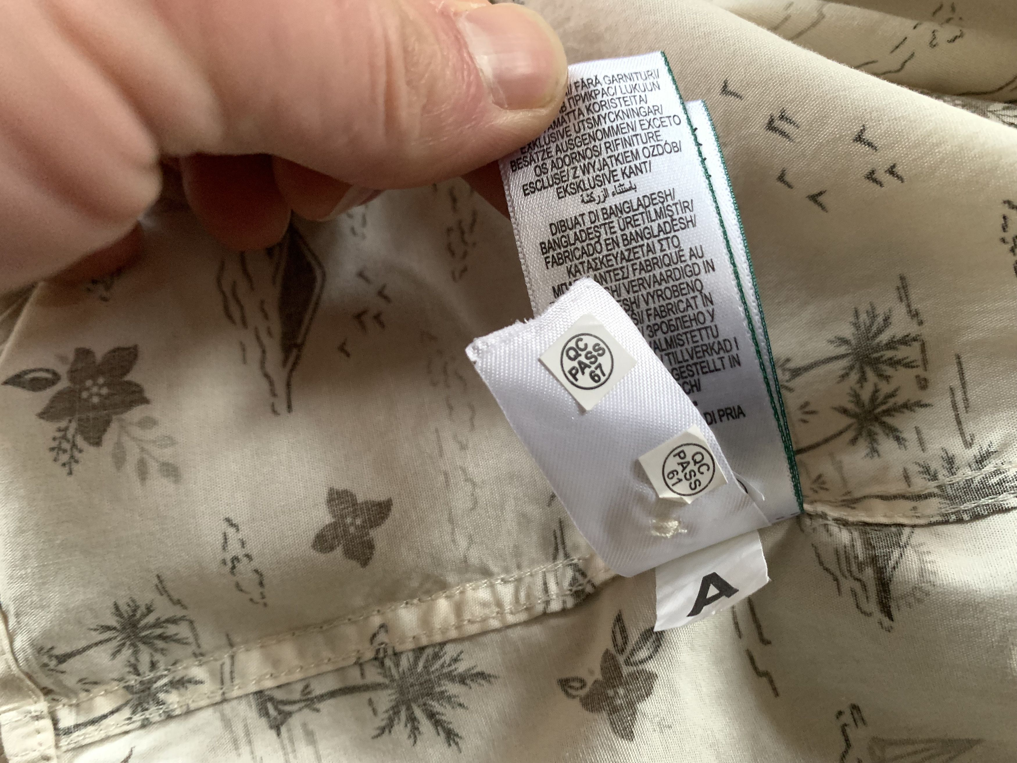 Marks & Spencer Marks & Spencer Cotton Printed Hawaiian Shirt Size US XL / EU 56 / 4 - 8 Thumbnail