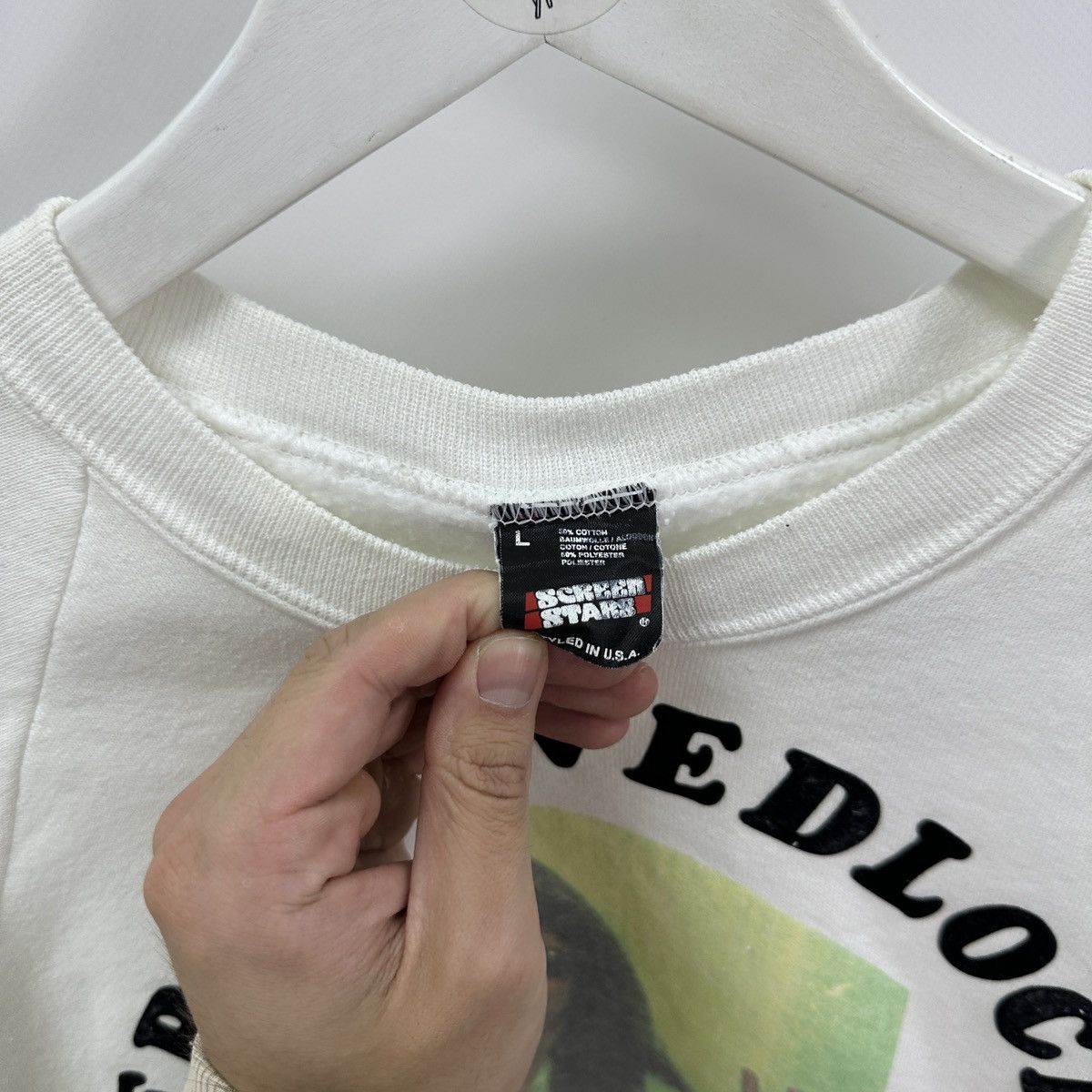 Band Tees Vintage 80s Fred Wedlock Lives British Folk singer y2k rare Size US L / EU 52-54 / 3 - 6 Thumbnail