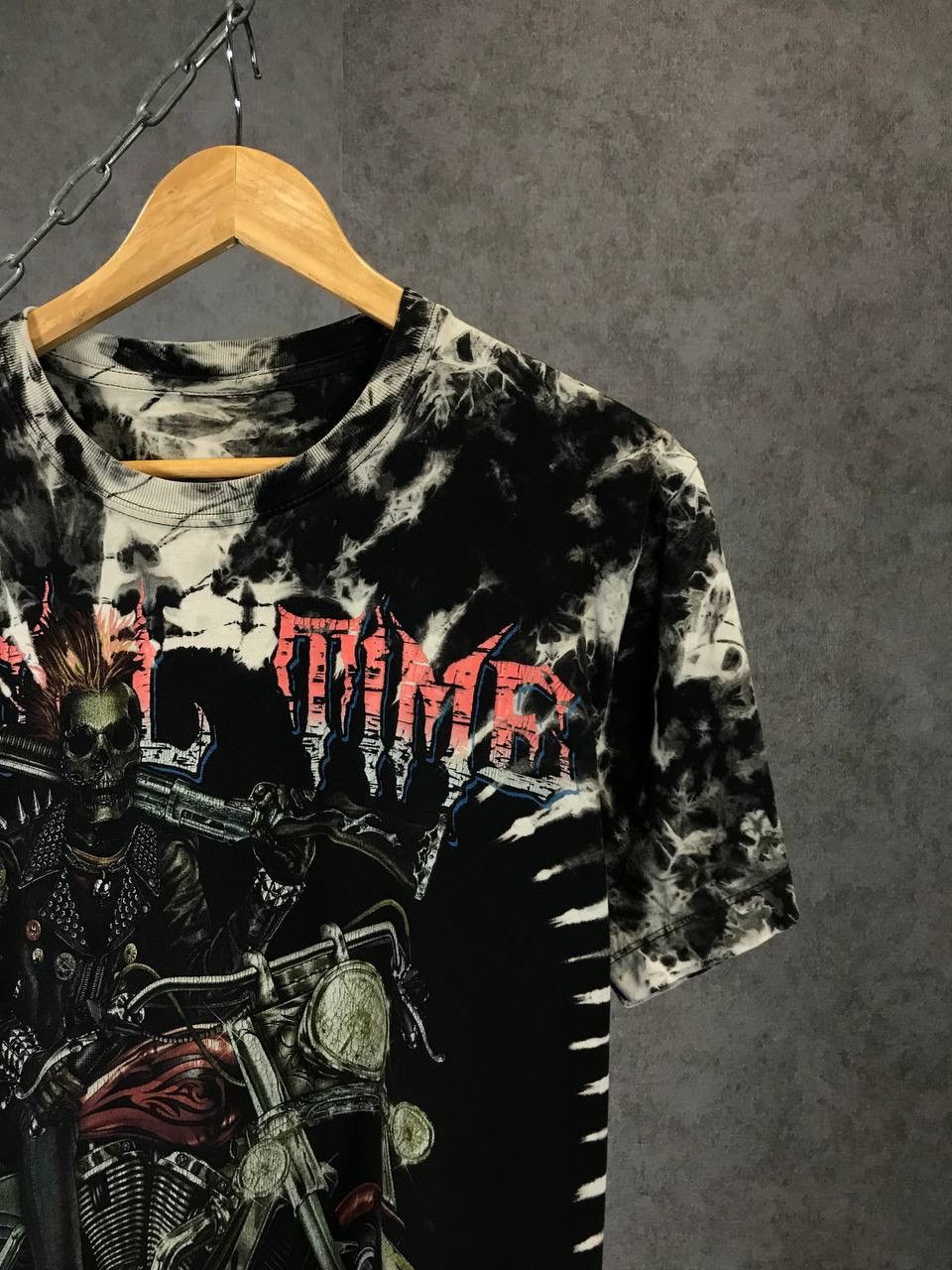 Vintage Hell Time vintage rock skull tee Size US M / EU 48-50 / 2 - 2 Thumbnail