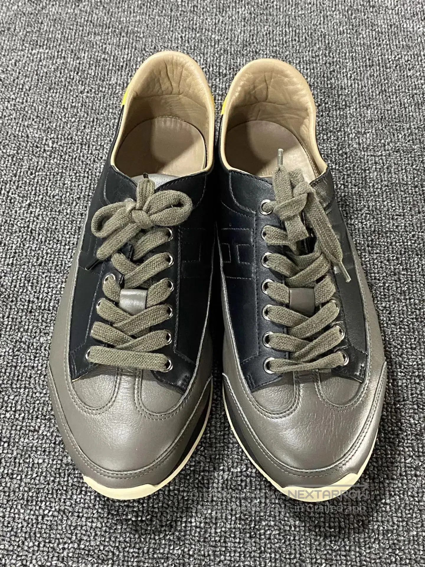 Hermes Green Lowtop Sneakers Size 7.5. Size US 7.5 / EU 40-41 - 2 Thumbnail