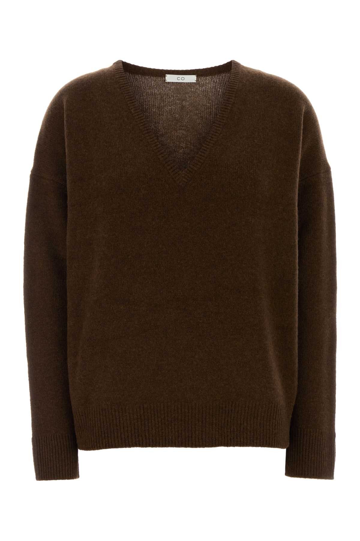CO Brown Cashmere Sweater Size M / US 6-8 / IT 42-44 - 1 Preview