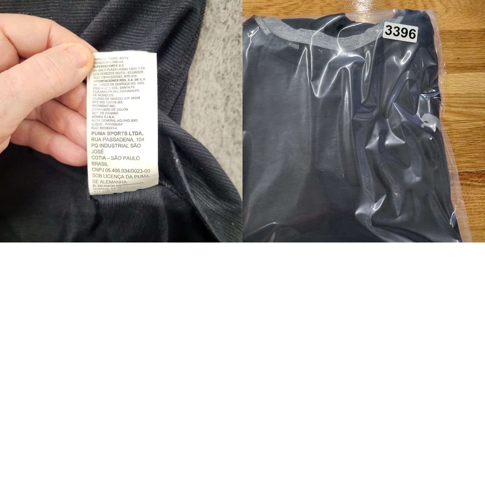 Puma PUMA Way 1 Tshirt Men's XL Black Short Sleeve Gray Cat Logo Workout Jogger Shirt Size US XL / EU 56 / 4 - 9 Thumbnail