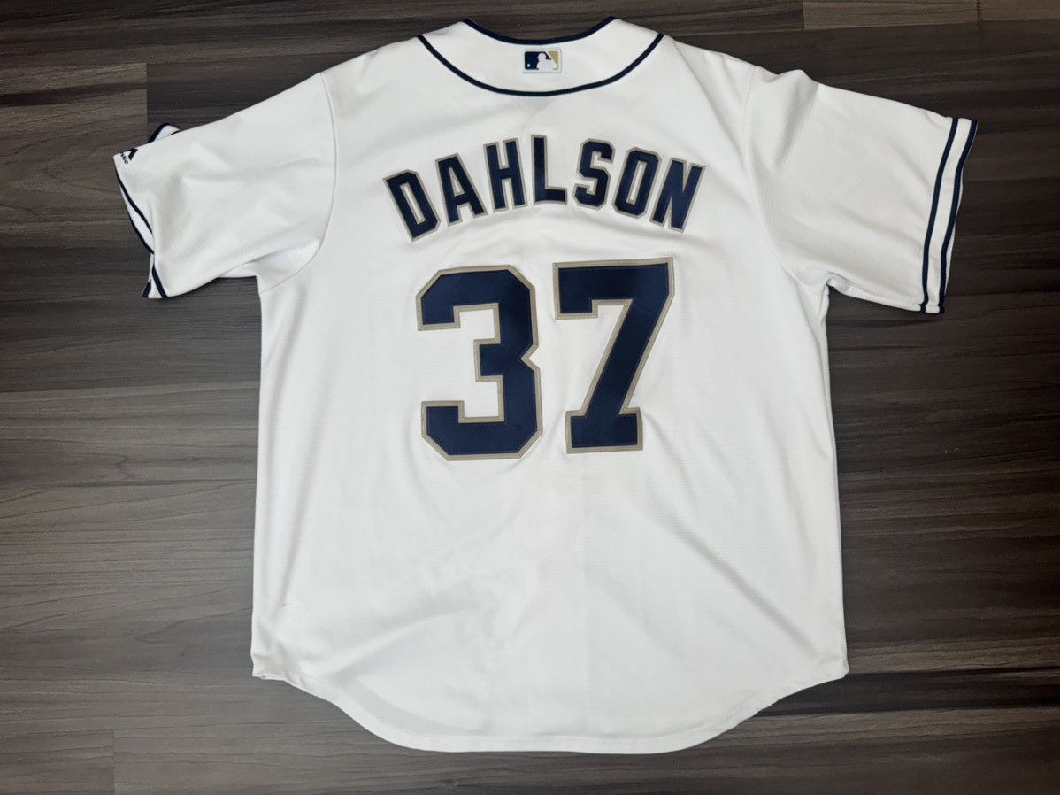 Majestic San Diego Padres DAHLSON #37 2012-15 MLB Stitched Jersey Size US XL / EU 56 / 4 - 8 Thumbnail